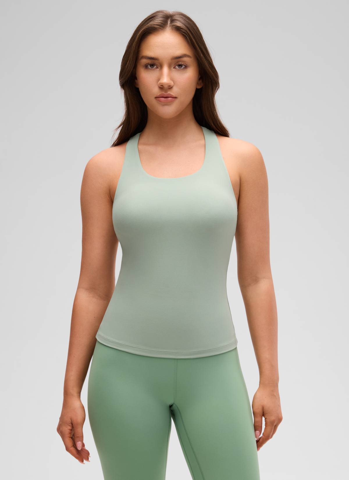 Top da Yoga Aderente da Donna CRZ YOGA Butterluxe con Reggiseno Integrato Verde Palm Court