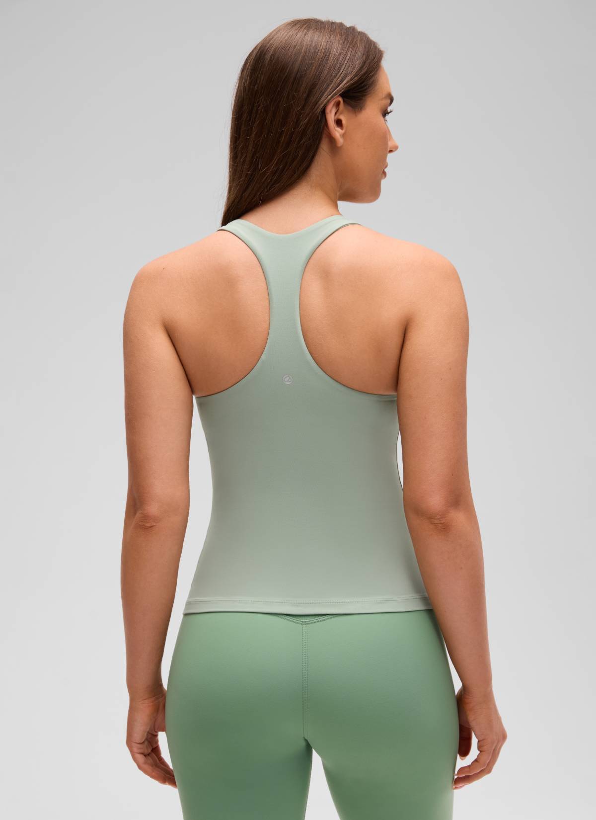 Top da Yoga Aderente da Donna CRZ YOGA Butterluxe con Reggiseno Integrato Verde Palm Court