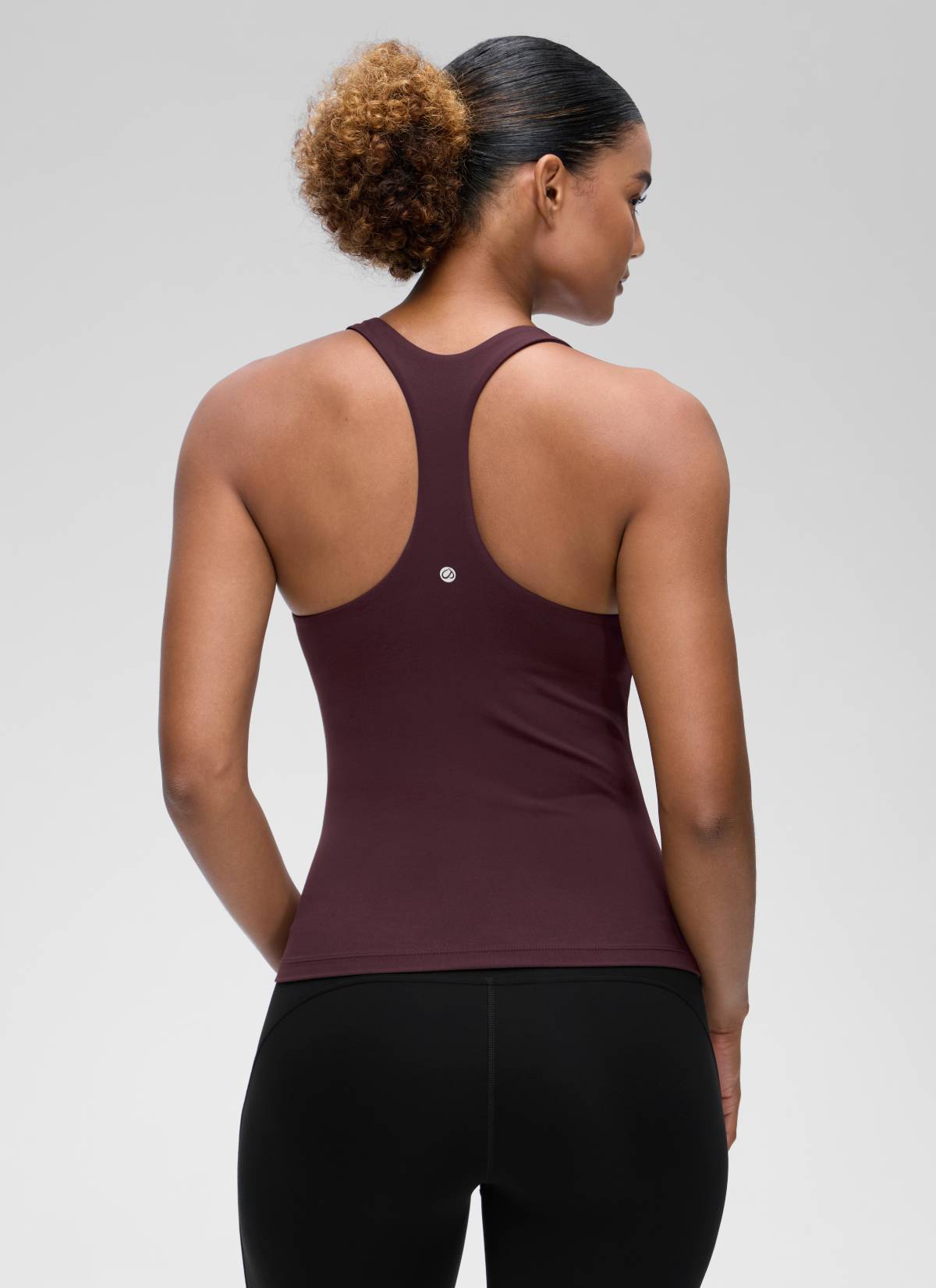 Top da Yoga Aderente da Donna CRZ YOGA Butterluxe con Reggiseno Integrato Prugna Matura