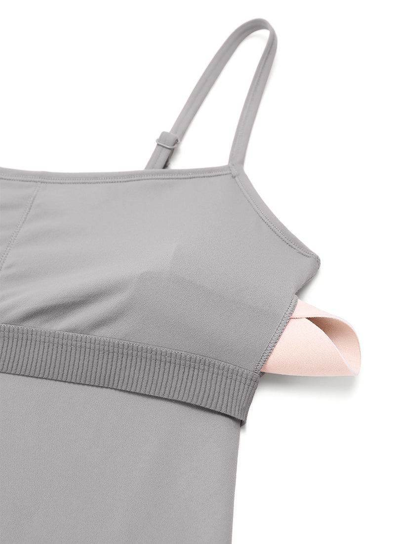CRZ YOGA Combinaisons de yoga évasées moulantes pour femmes avec soutien-gorge intégré Gull Gray