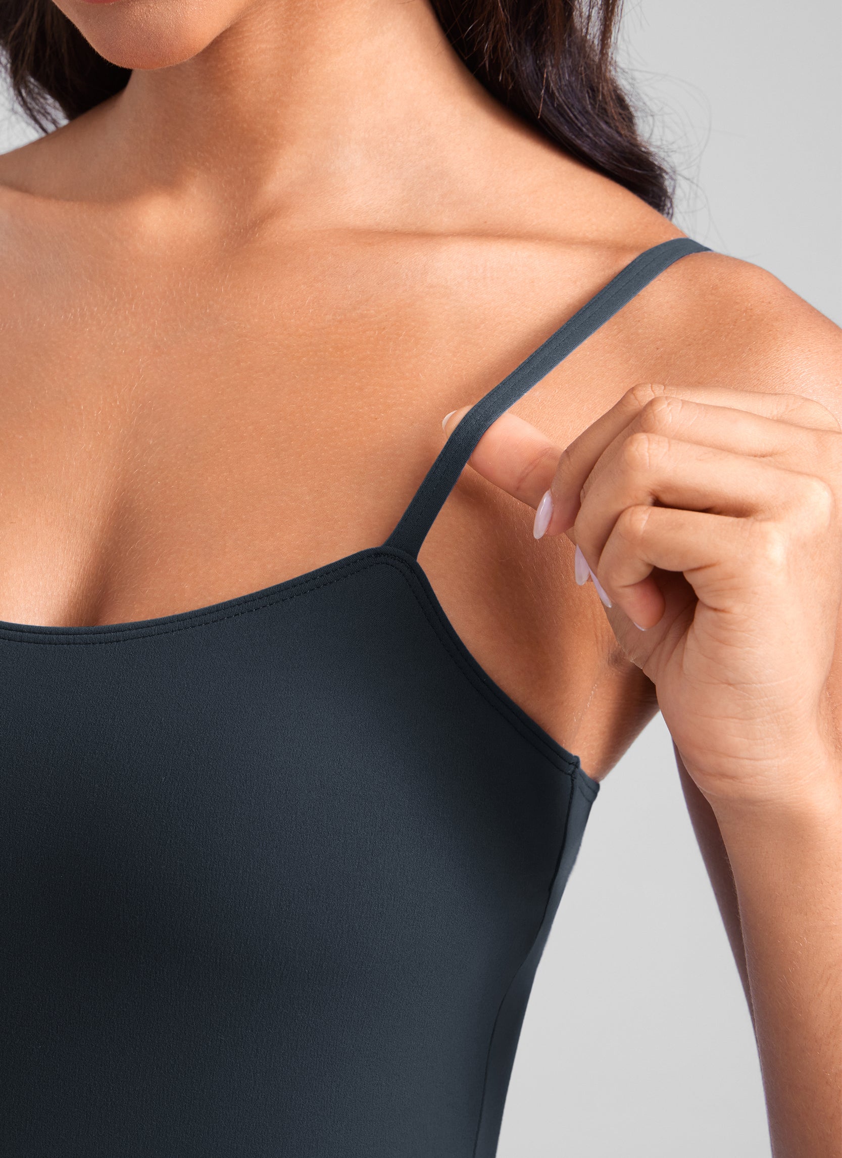 CRZ YOGA Butterluxe Sportliche, lässige Tennis-Kleider mit Spaghettiträgern in True Navy