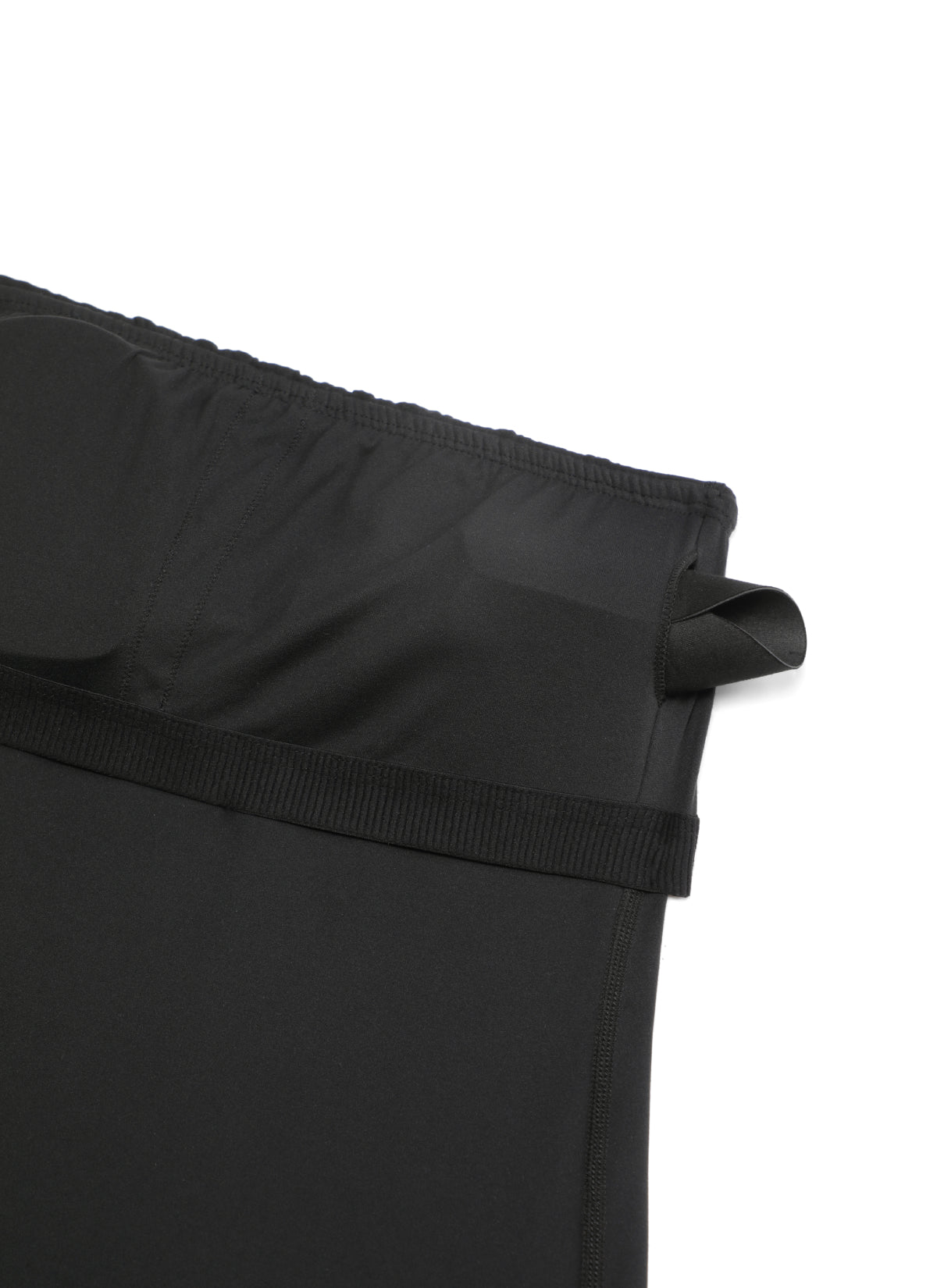 CRZ YOGA Robe midi décontractée sans bretelles avec soutien-gorge intégré Butterluxe pour femme Noir