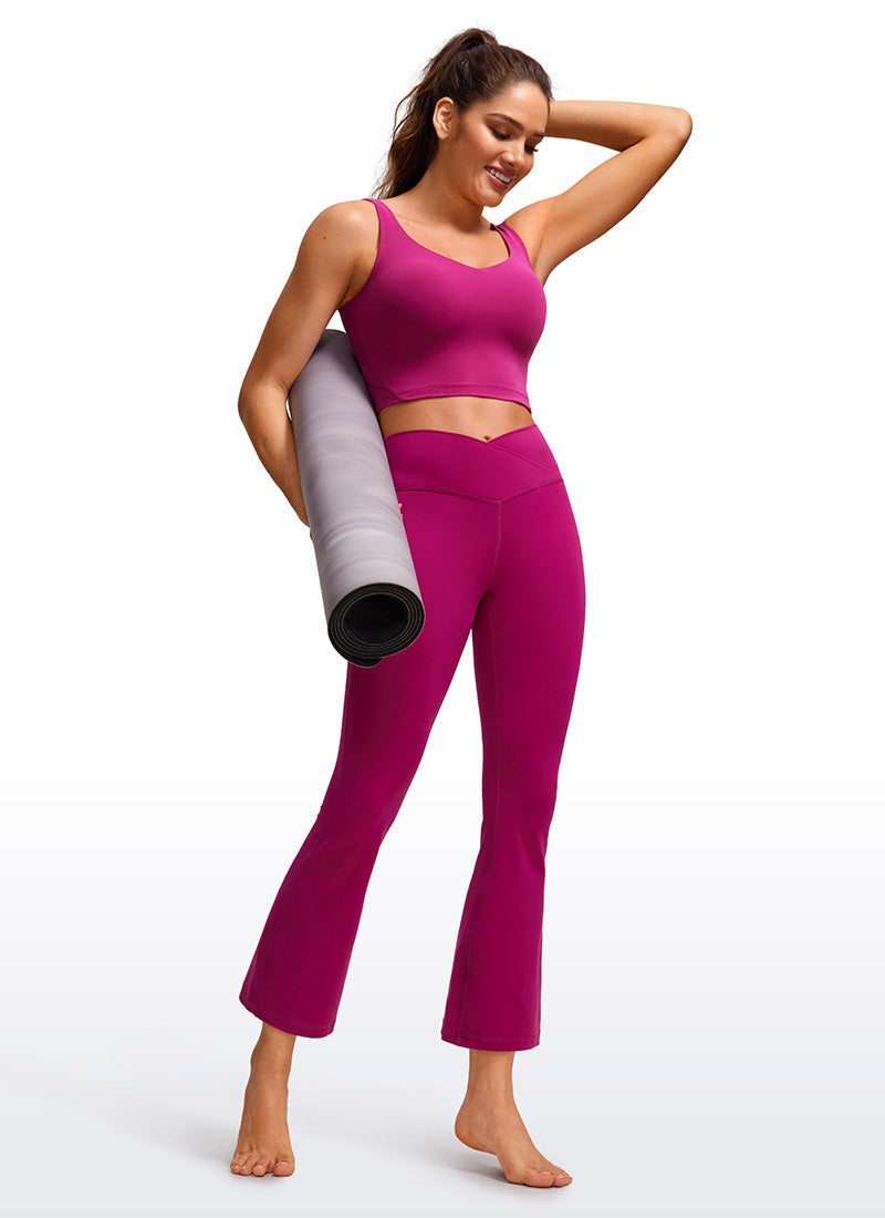 CRZ YOGA Legging évasé Butterluxe pour femme 65 cm