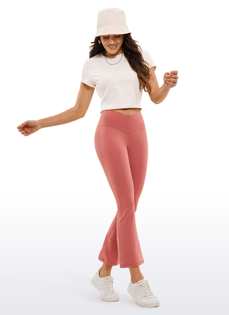 CRZ YOGA Legging évasé Butterluxe pour femme 65 cm