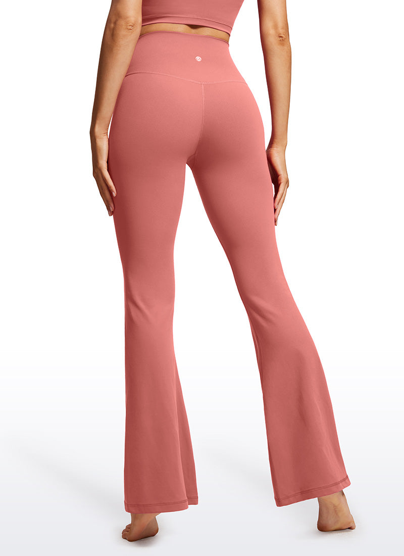 Legging évasé taille haute à croisement en V Butterluxe pour femme 79 cm CRZ YOGA
