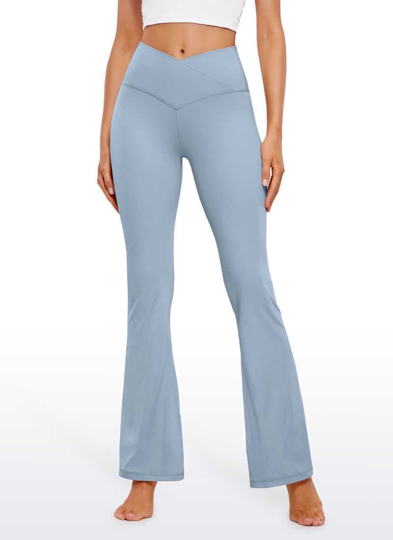 Legging évasé taille haute à croisement en V Butterluxe pour femme 79 cm CRZ YOGA