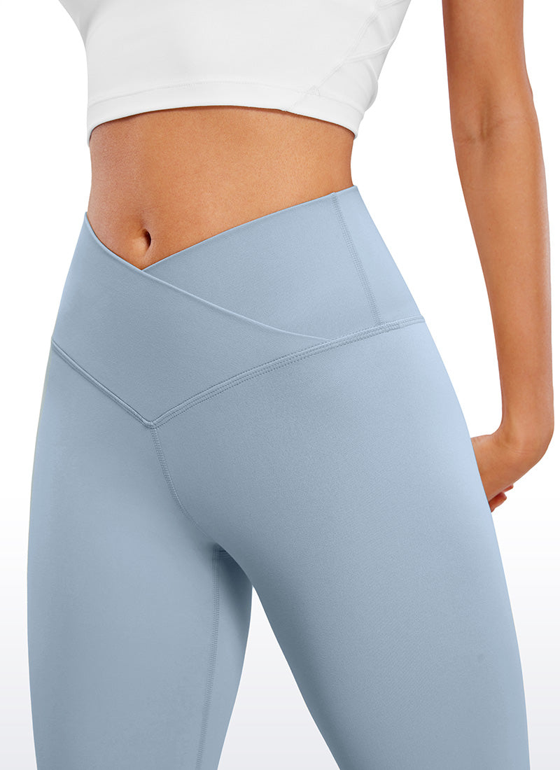 Legging évasé taille haute à croisement en V Butterluxe pour femme 79 cm CRZ YOGA