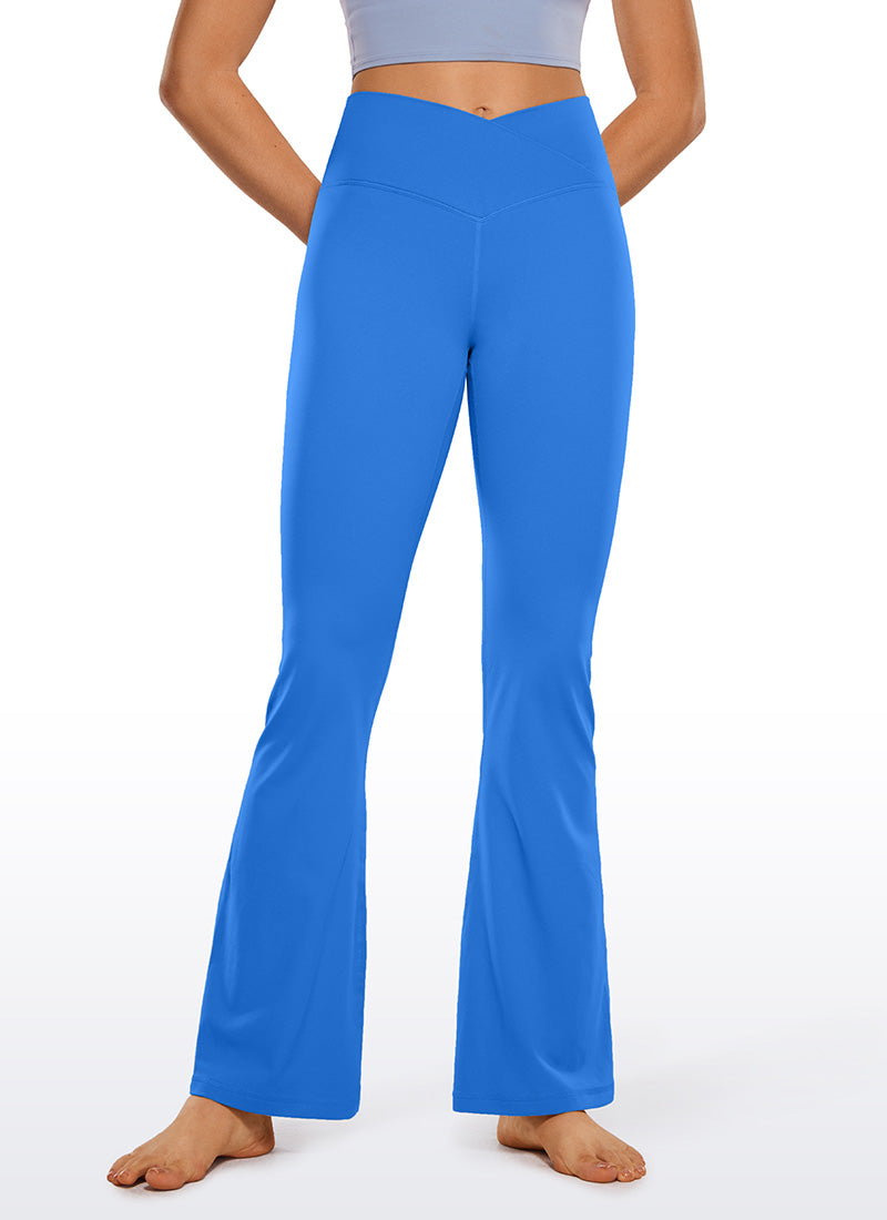 Legging évasé taille haute à croisement en V Butterluxe pour femme 79 cm CRZ YOGA