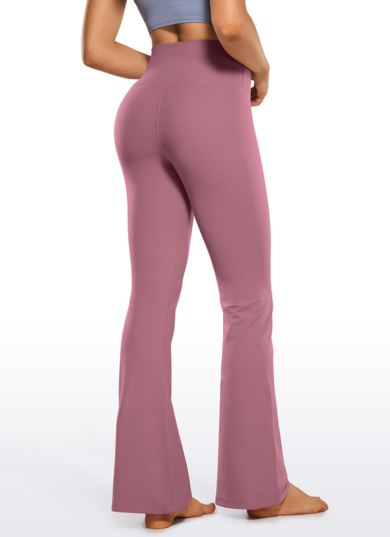 Legging évasé taille haute à croisement en V Butterluxe pour femme 79 cm CRZ YOGA
