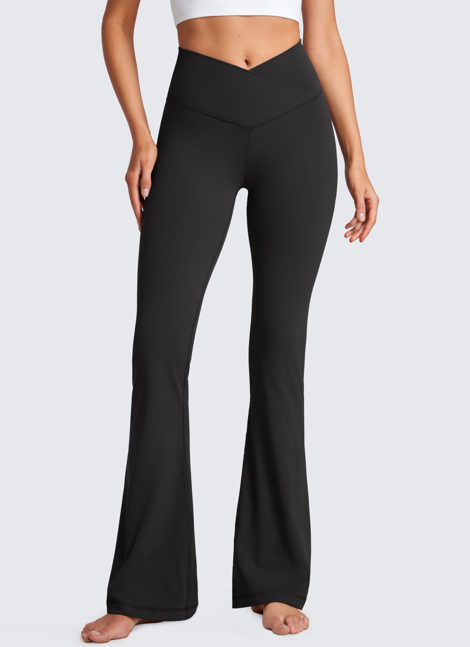 Butterluxe Crossover -leveälahkeiset leggingsit 84 cm