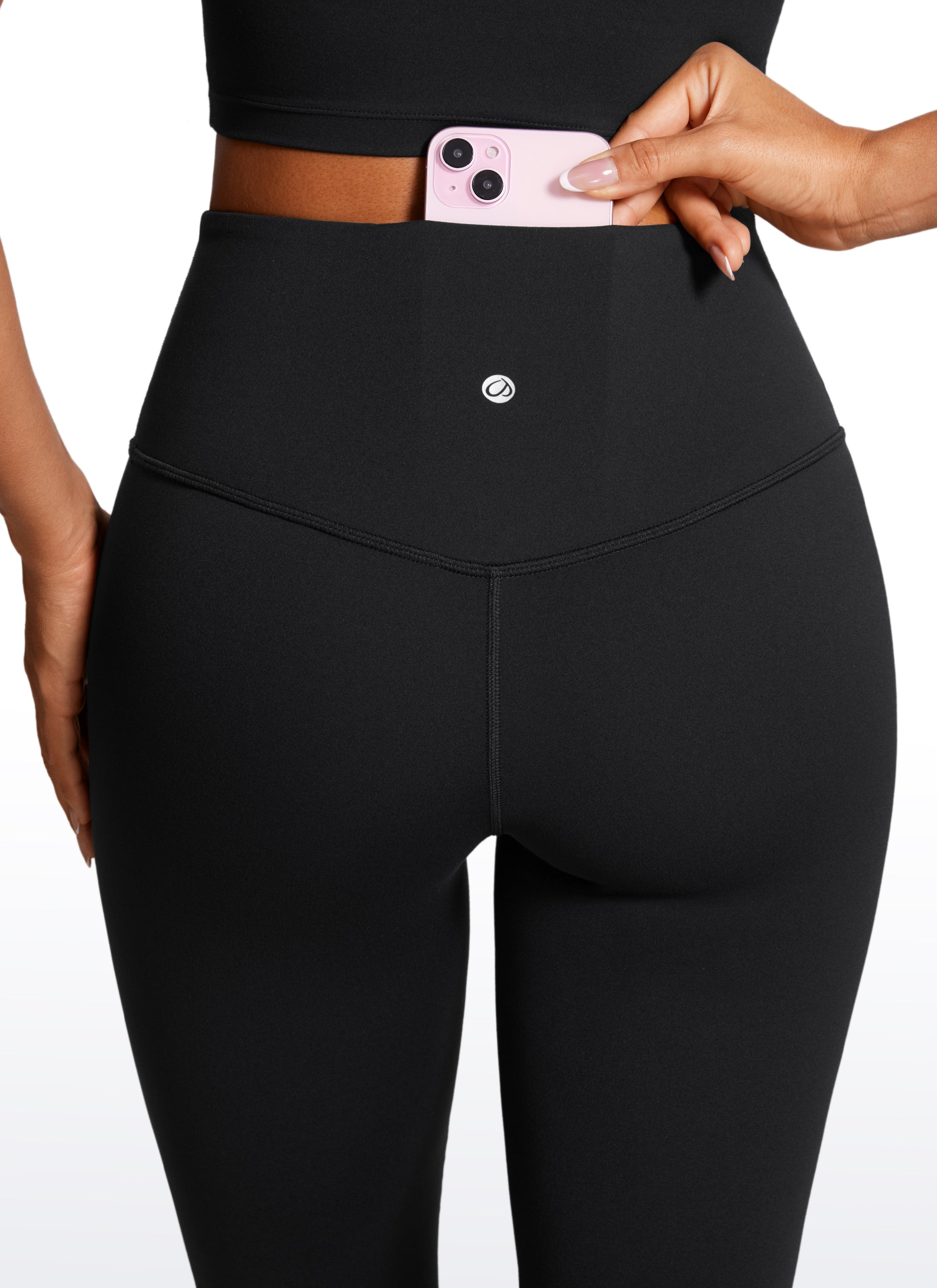 Leggings con bolsillos, tiro alto, pernera ancha y corte bootcut con tejido Butterluxe 58 cm