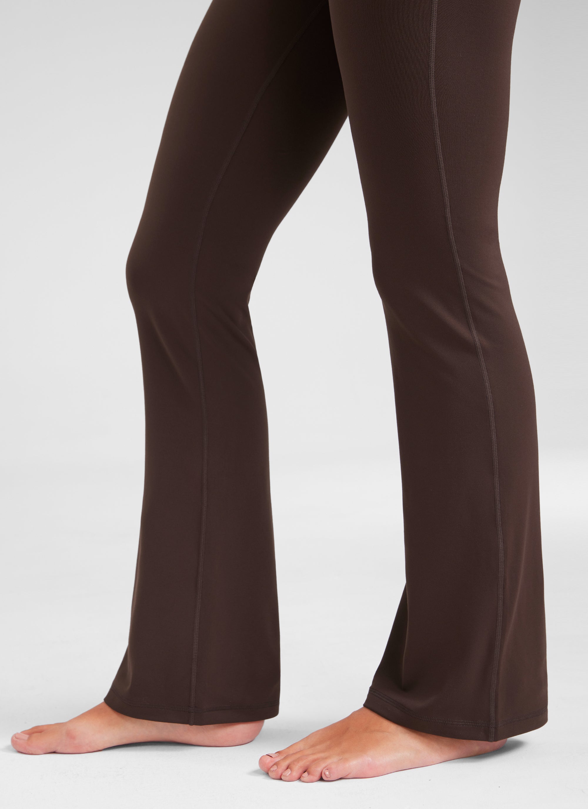 Butterluxe Leggings de cintura alta, acampanados, de pierna ancha, corte bootcut y con bolsillos, talla 31