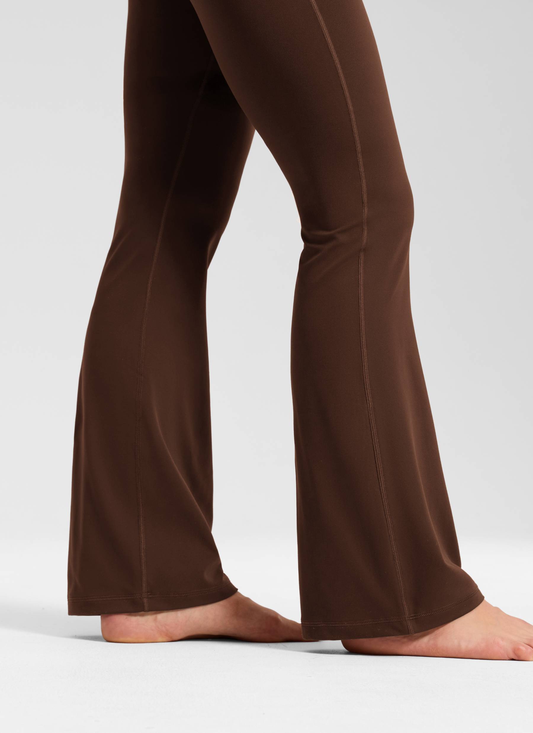 Butterluxe Leggings de cintura alta, acampanados, de pierna ancha, corte bootcut y con bolsillos, talla 31
