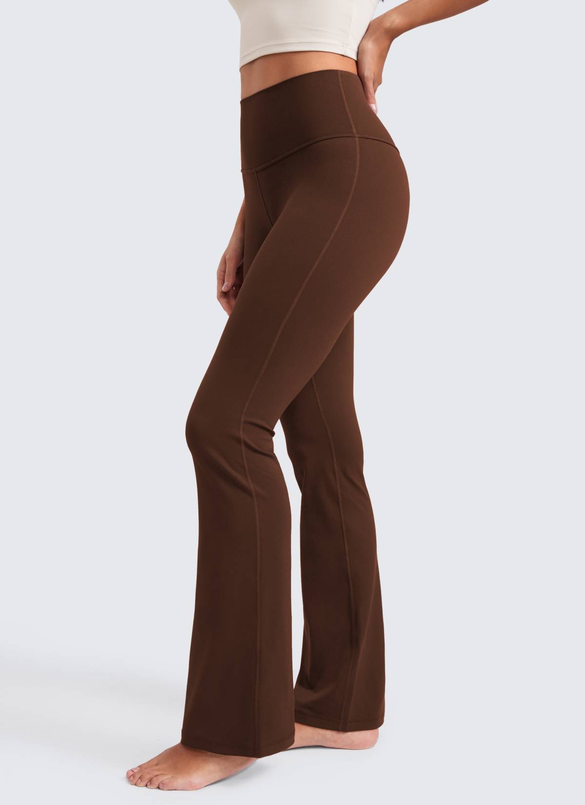 Leggings acampanados de corte bootcut con tiro alto y tejido Butterluxe para mujer 81 cm CRZ YOGA
