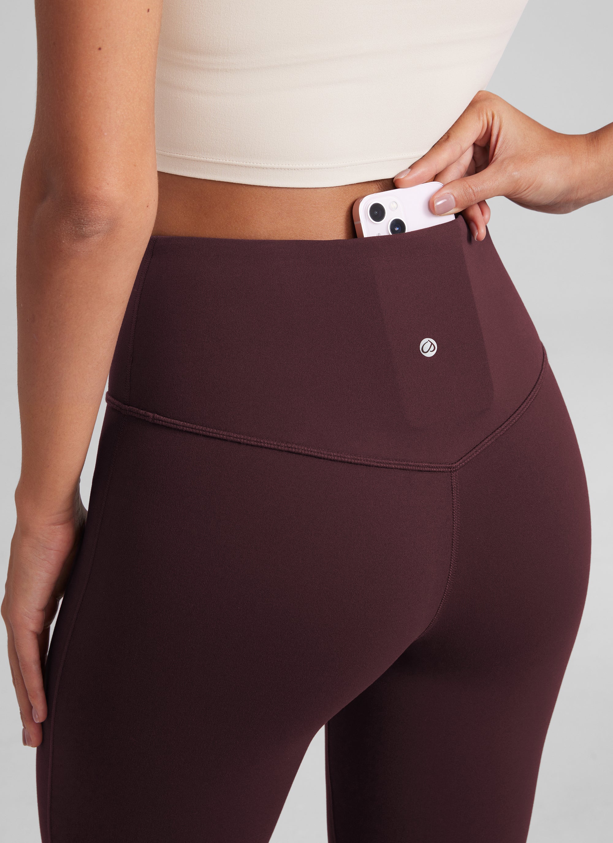 Leggings acampanados de corte bootcut con tiro alto y tejido Butterluxe para mujer 81 cm CRZ YOGA