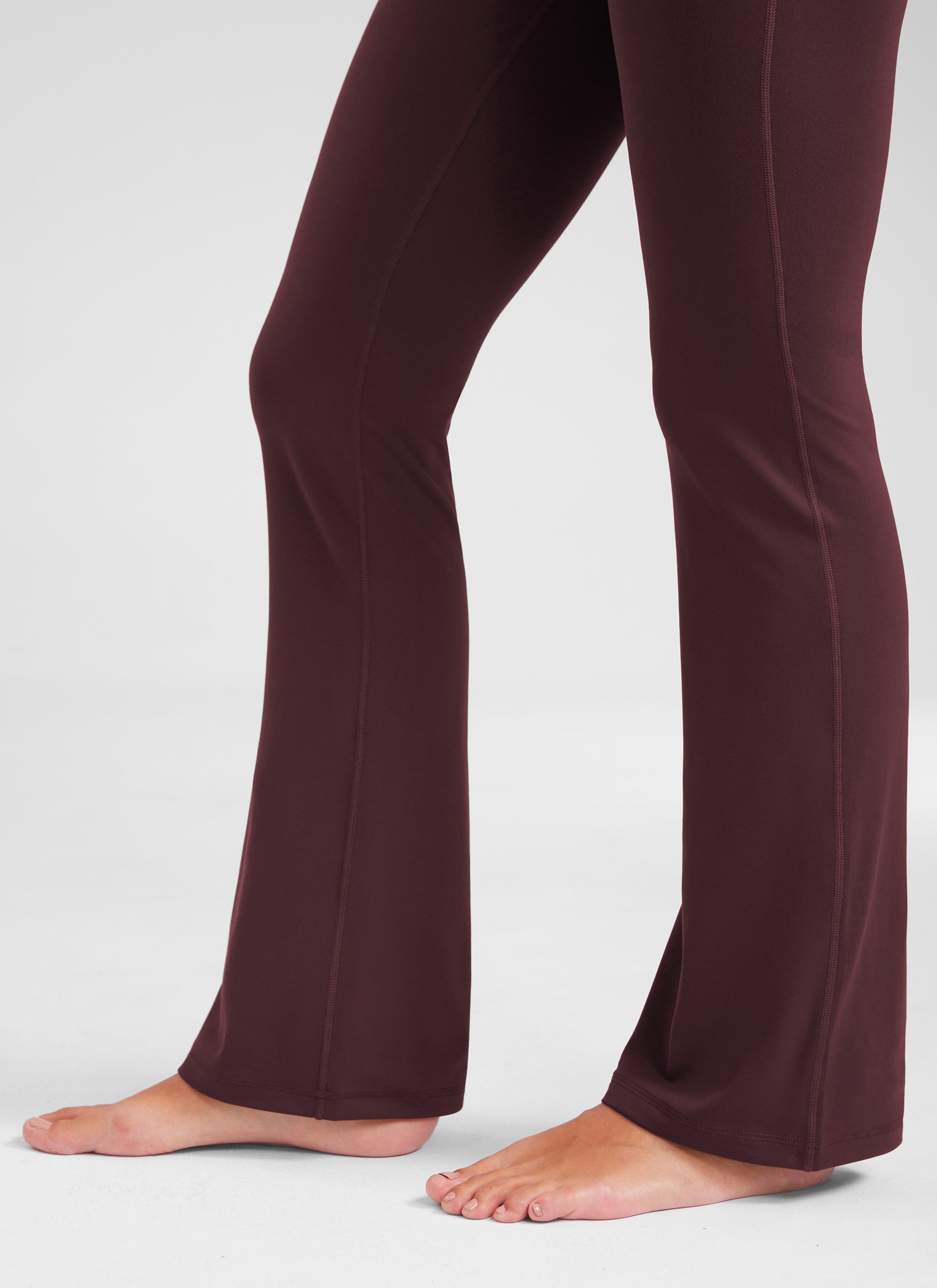 CRZ YOGA Leggings Donna a Vita Alta da Yoga Butterluxe a Zampa con Tasche 74 cm