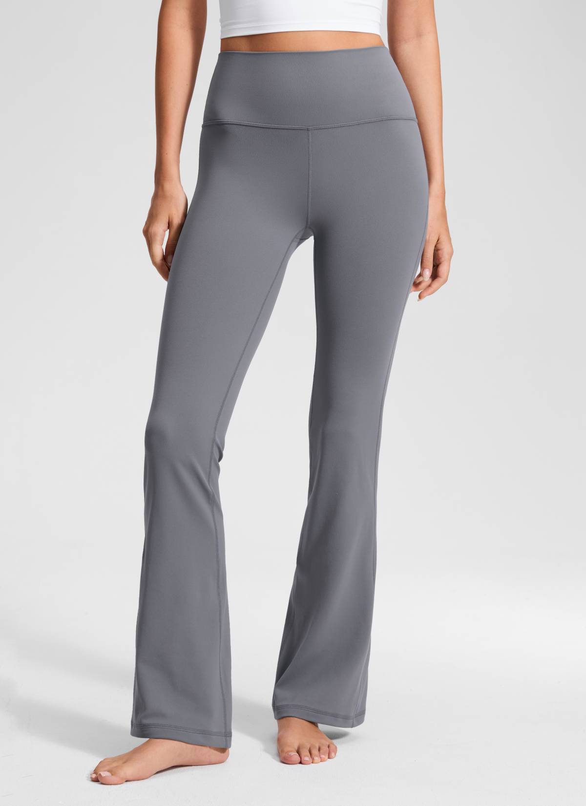 Leggings acampanados de corte bootcut con tiro alto y tejido Butterluxe para mujer 81 cm CRZ YOGA