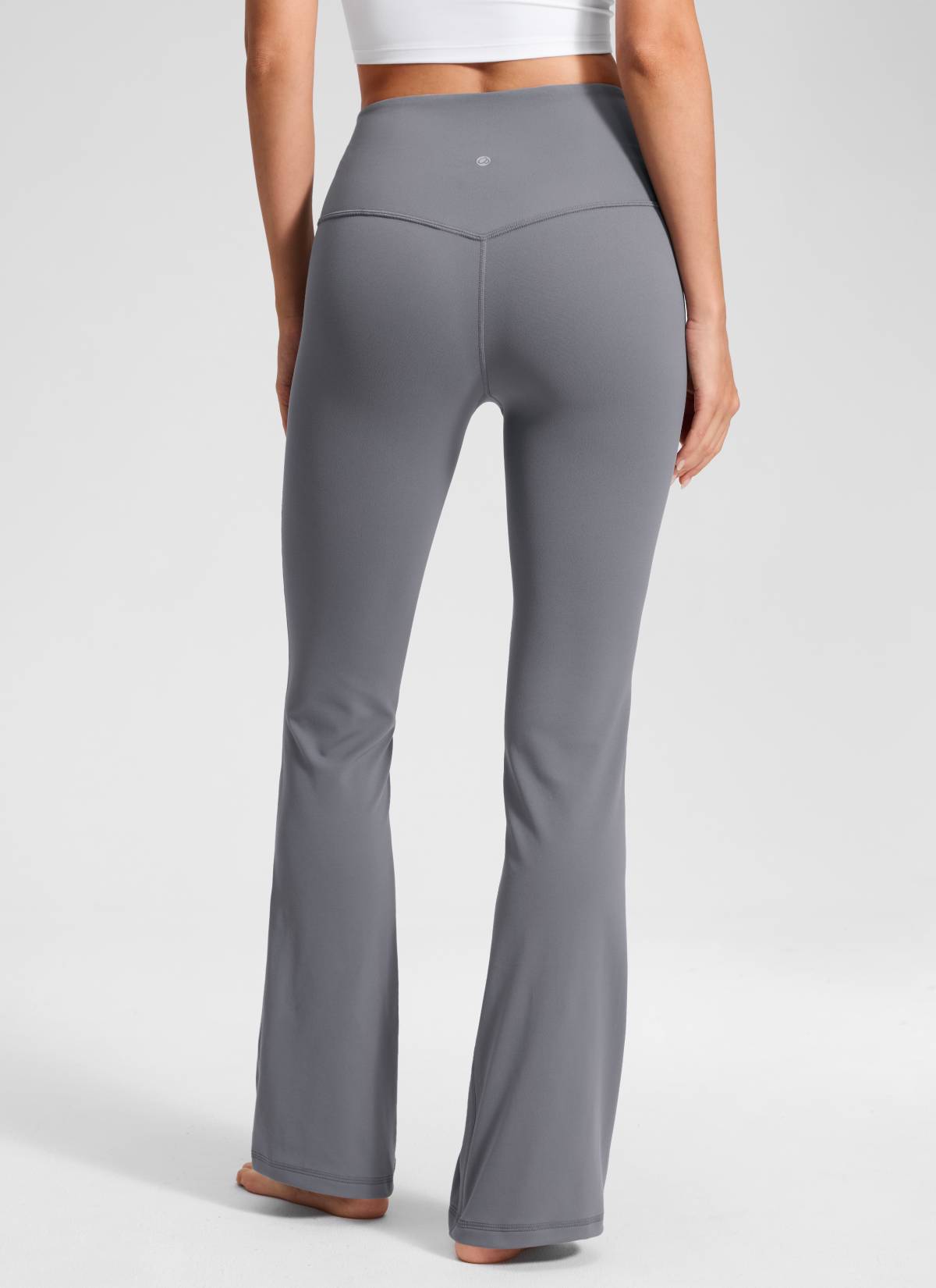 Butterluxe Leggings de cintura alta, acampanados, de pierna ancha, corte bootcut y con bolsillos, talla 31