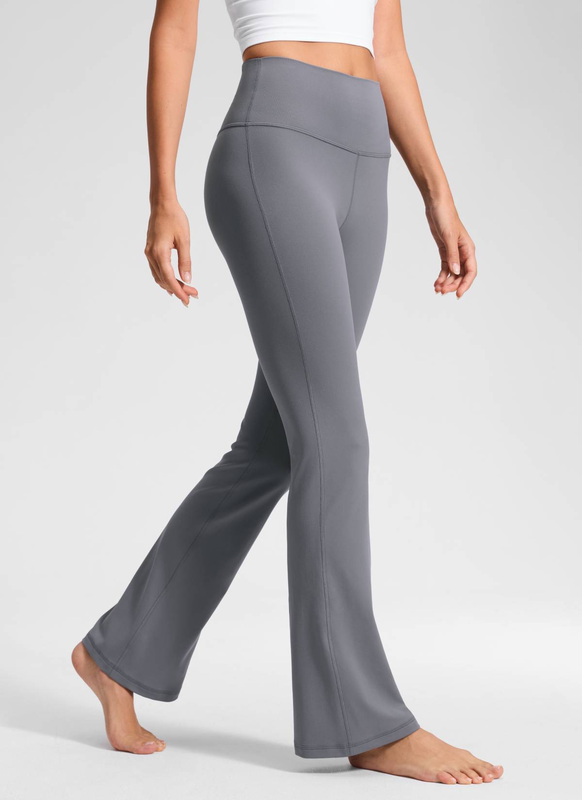 Leggings acampanados de corte bootcut con tiro alto y tejido Butterluxe para mujer 81 cm CRZ YOGA