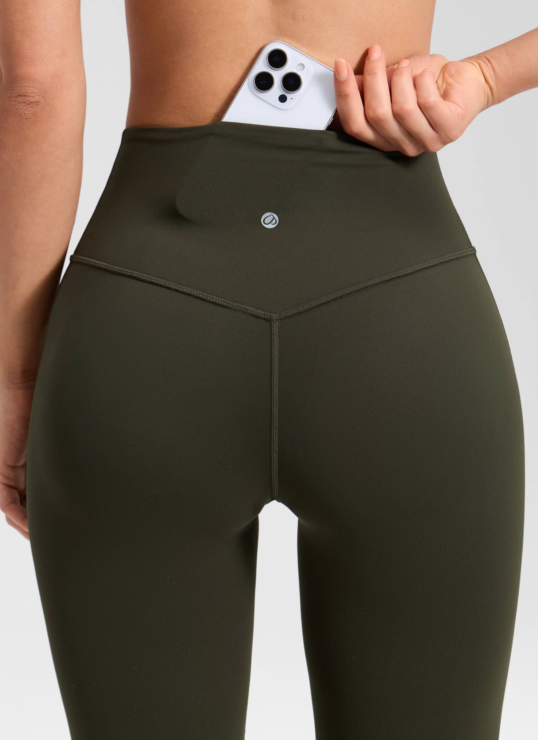 Butterluxe Leggings de cintura alta, acampanados, de pierna ancha, corte bootcut y con bolsillos, talla 31