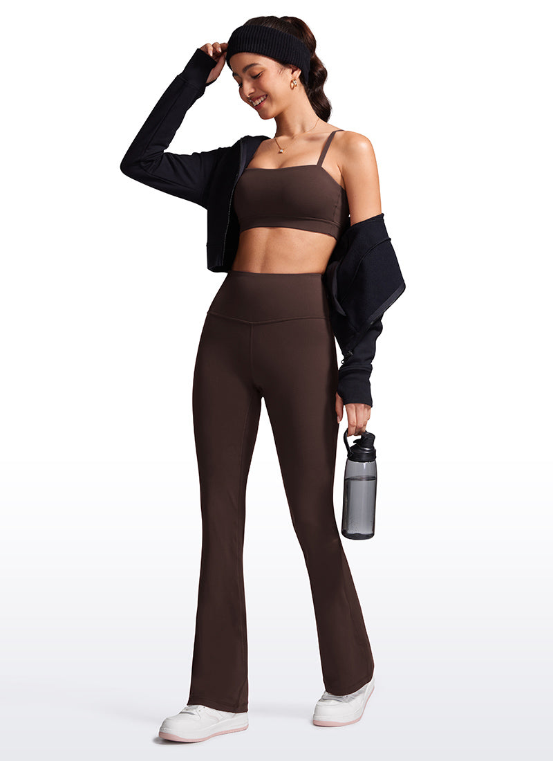 Leggings acampanados de corte bootcut con tiro alto y tejido Butterluxe para mujer 81 cm CRZ YOGA