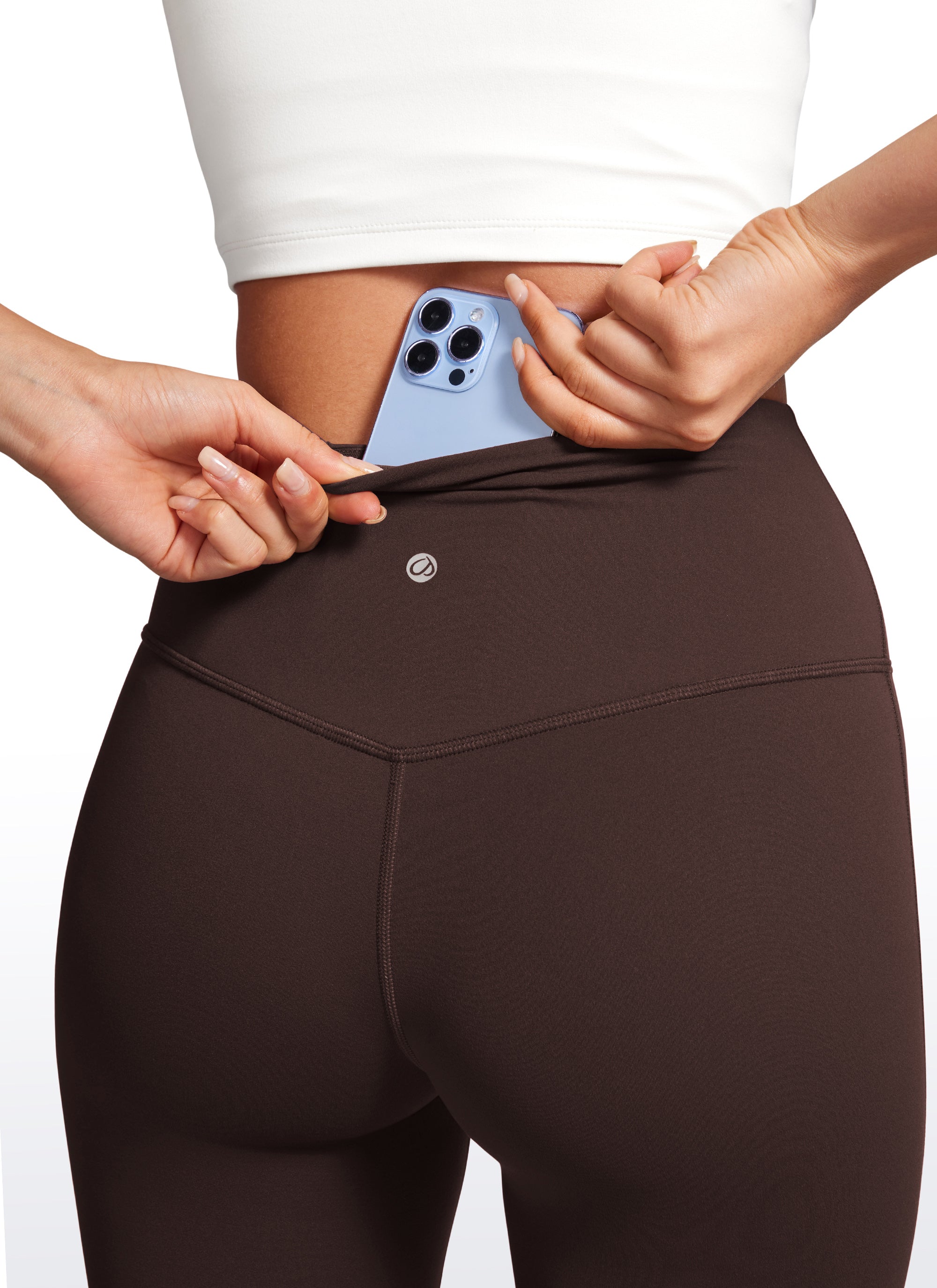 Leggings acampanados de corte bootcut con tiro alto y tejido Butterluxe para mujer 81 cm CRZ YOGA