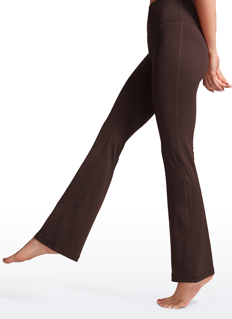 Leggings acampanados de corte bootcut con tiro alto y tejido Butterluxe para mujer 81 cm CRZ YOGA