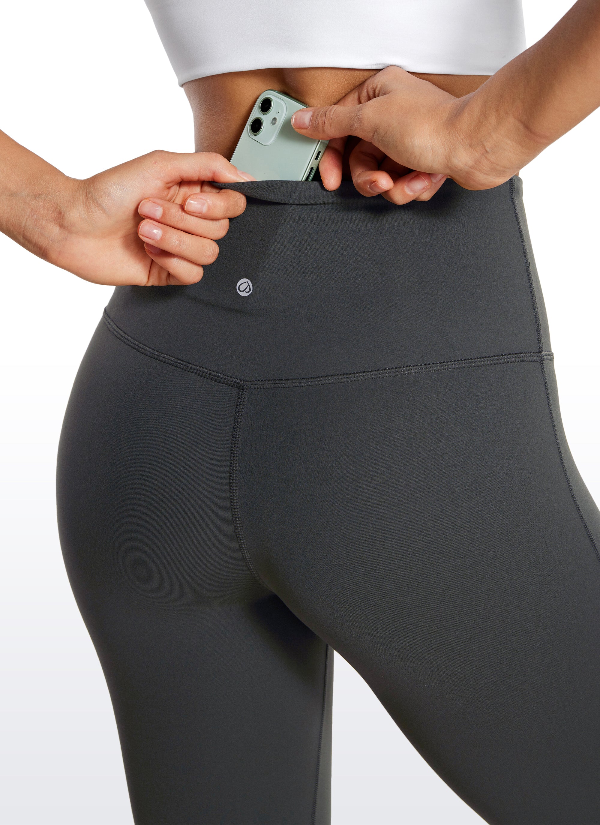 CRZ YOGA Legging Évasé Taille Haute Butterluxe pour Femme 81 cm