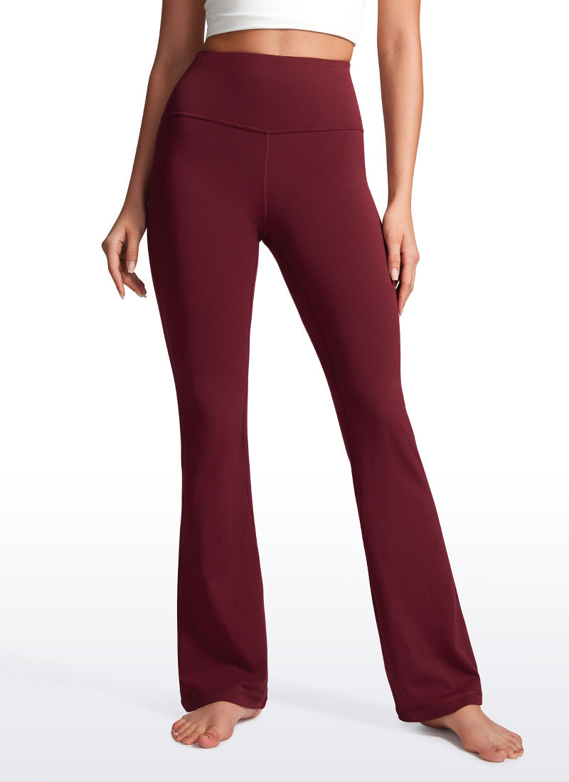 Leggings acampanados de corte bootcut con tiro alto y tejido Butterluxe para mujer 81 cm CRZ YOGA