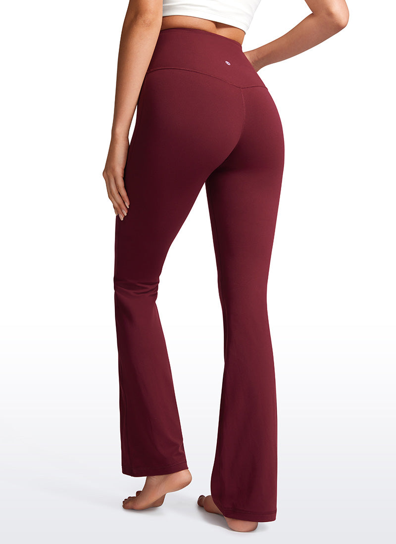Leggings acampanados de corte bootcut con tiro alto y tejido Butterluxe para mujer 81 cm CRZ YOGA