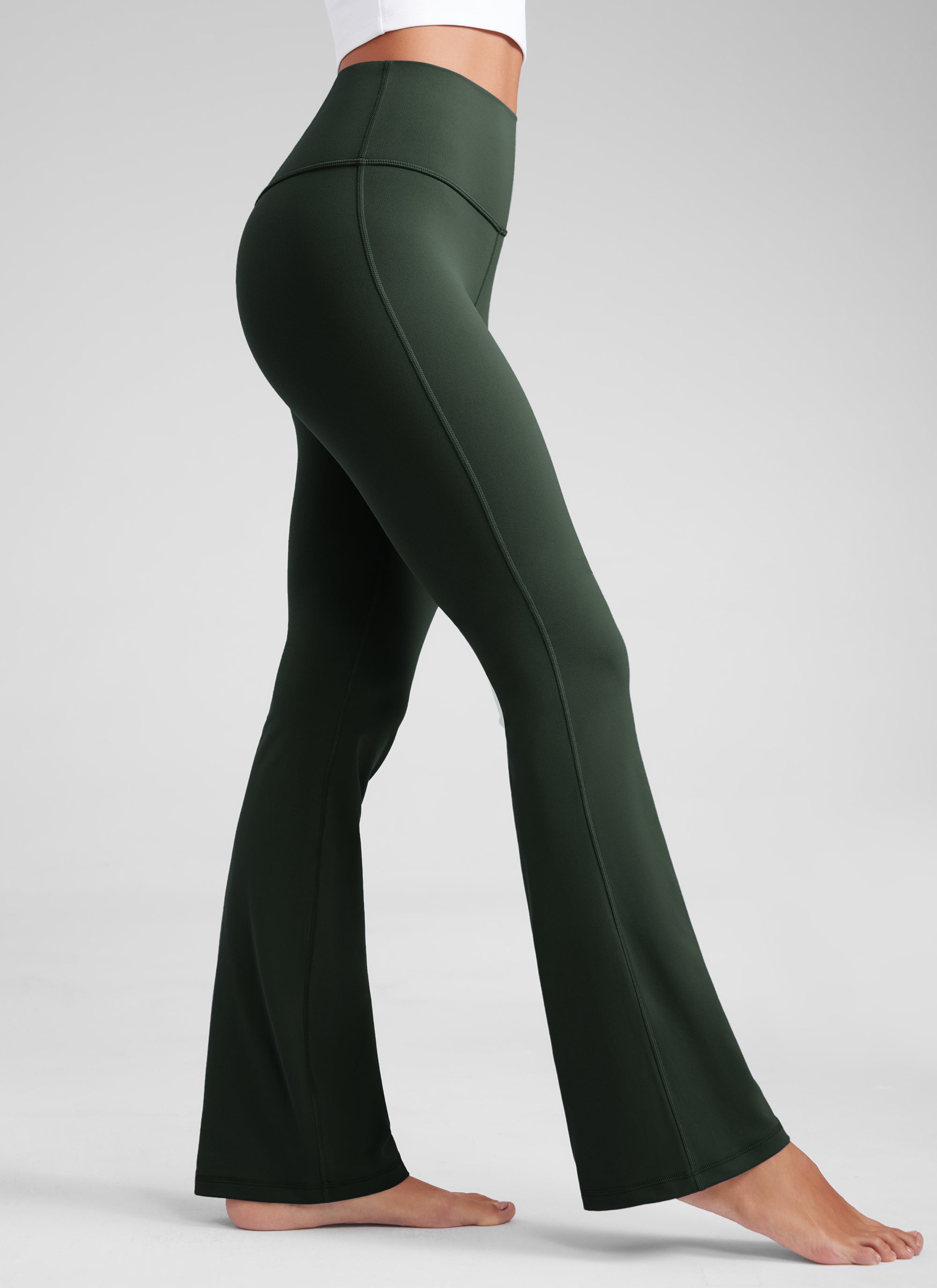 Leggings acampanados de corte bootcut con tiro alto y tejido Butterluxe para mujer 81 cm CRZ YOGA