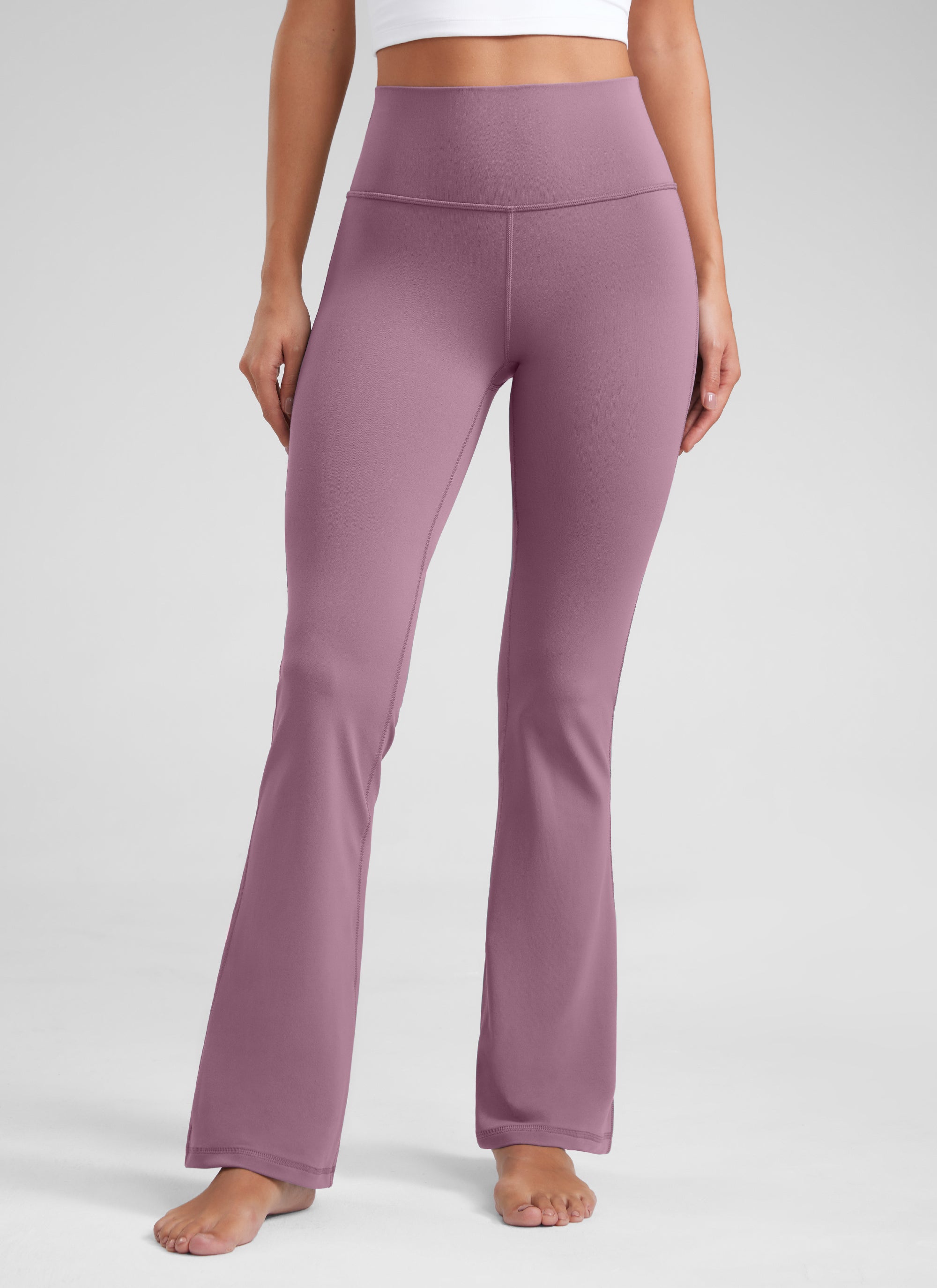Leggings acampanados de corte bootcut con tiro alto y tejido Butterluxe para mujer 81 cm CRZ YOGA