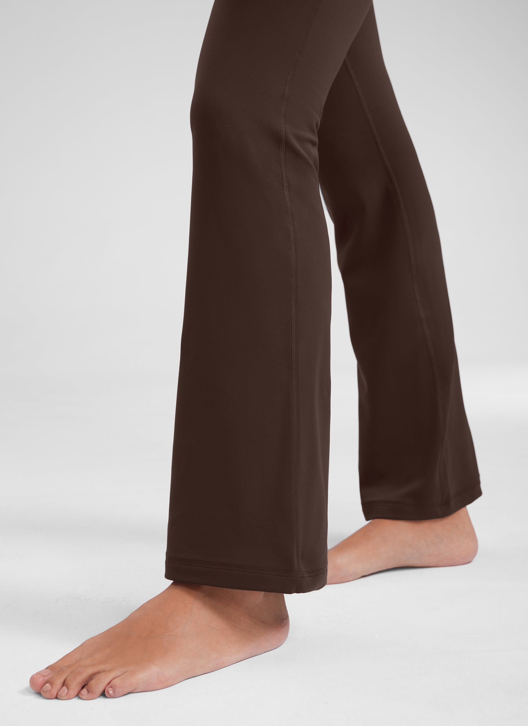 CRZ YOGA Leggings Donna a Vita Alta da Yoga Butterluxe a Zampa con Tasche 74 cm
