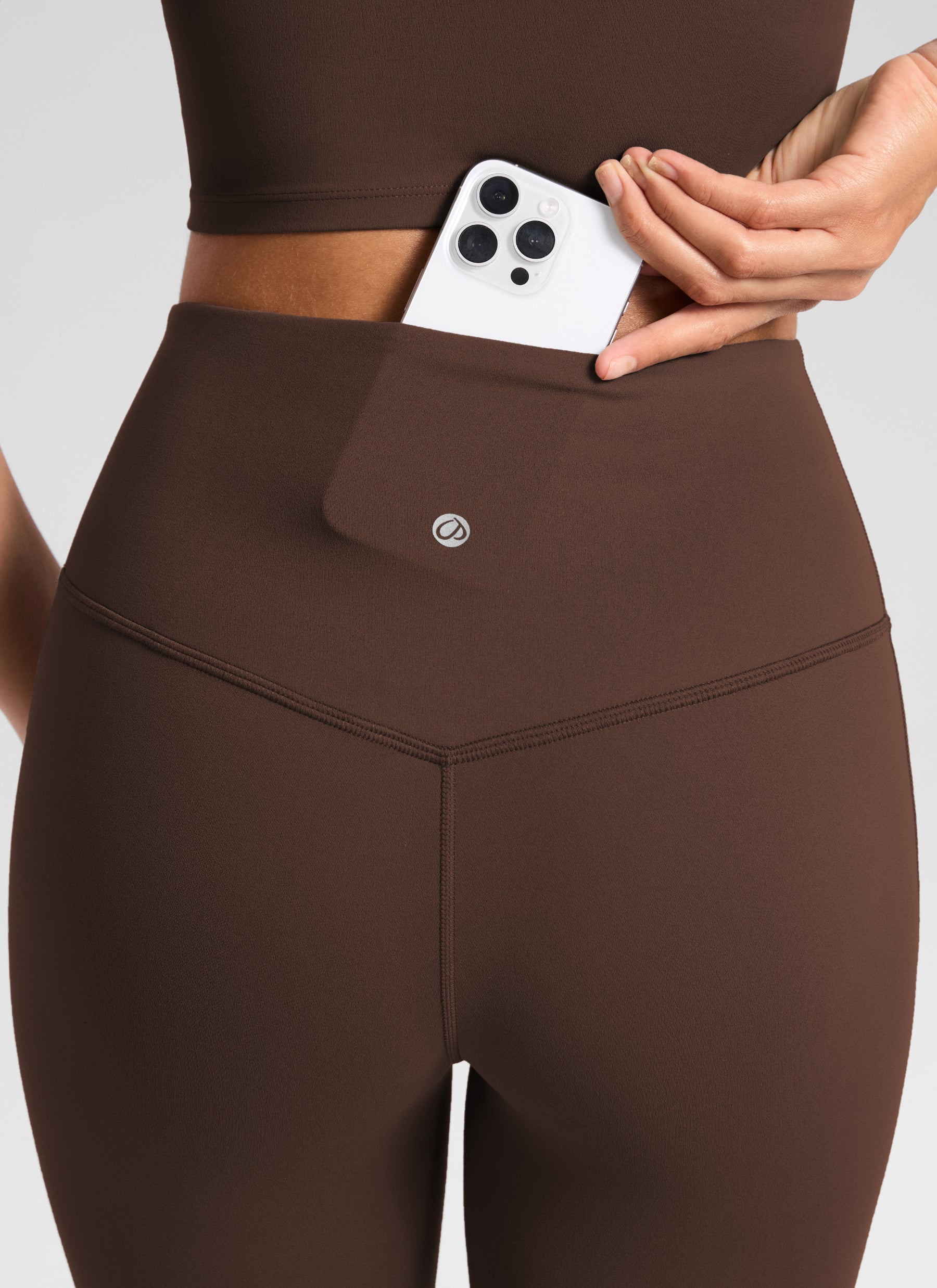 CRZ YOGA: Mallas de yoga para mujer de cintura alta, con corte acampanado y bolsillos, estilo « Butterluxe », talla 29