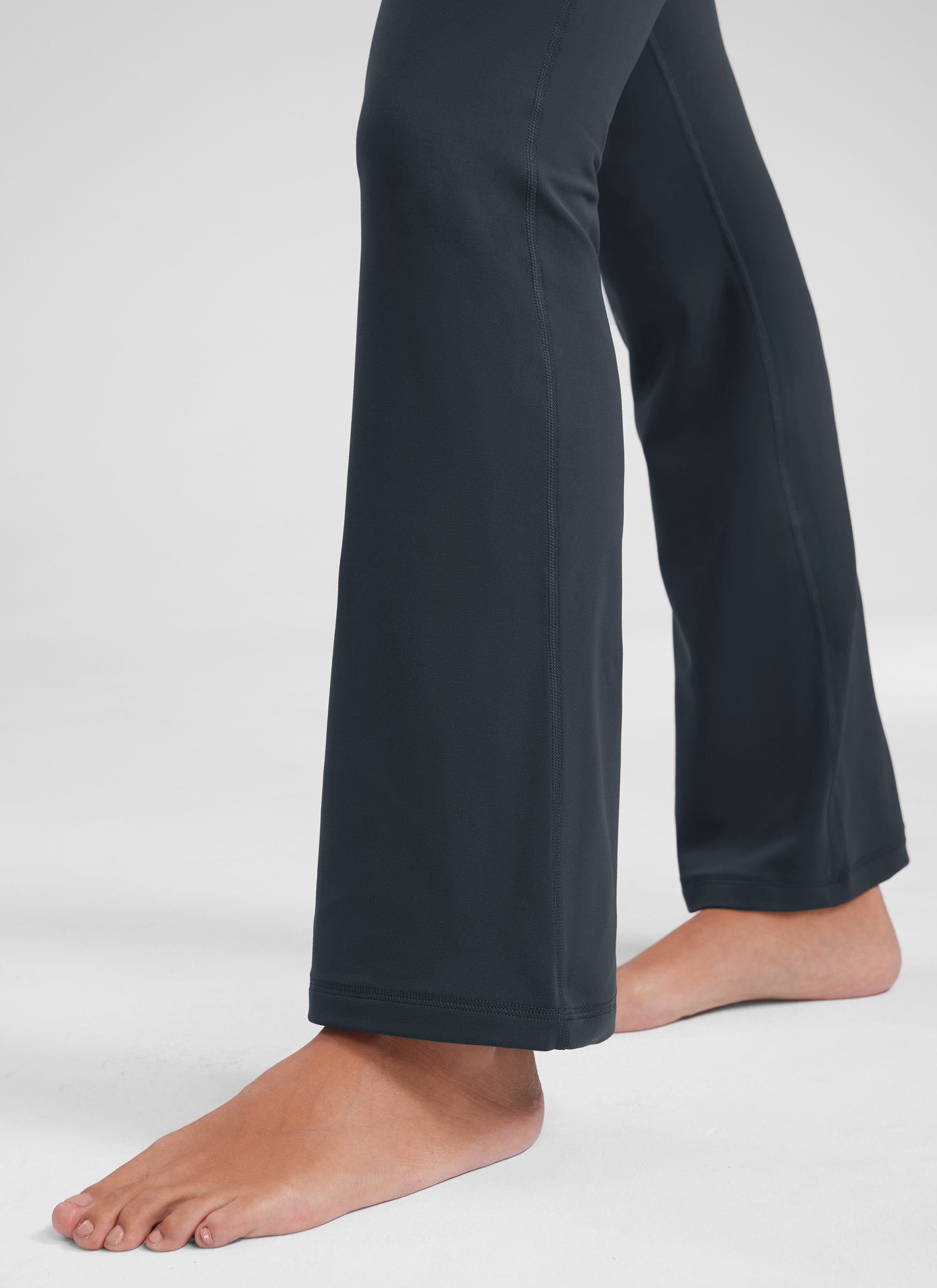 CRZ YOGA Leggings Donna a Vita Alta da Yoga Butterluxe a Zampa con Tasche 74 cm