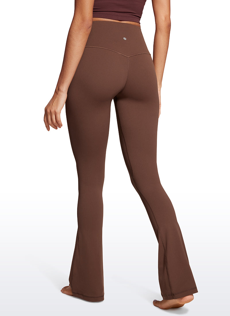 CRZ YOGA Legging évasé court taille haute avec poches Butterluxe Femme 81 cm