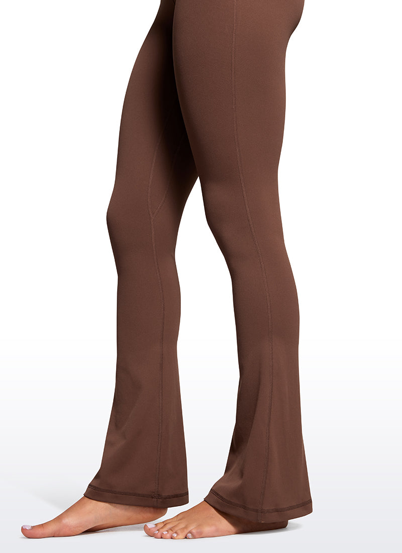 CRZ YOGA Legging évasé court taille haute avec poches Butterluxe Femme 81 cm