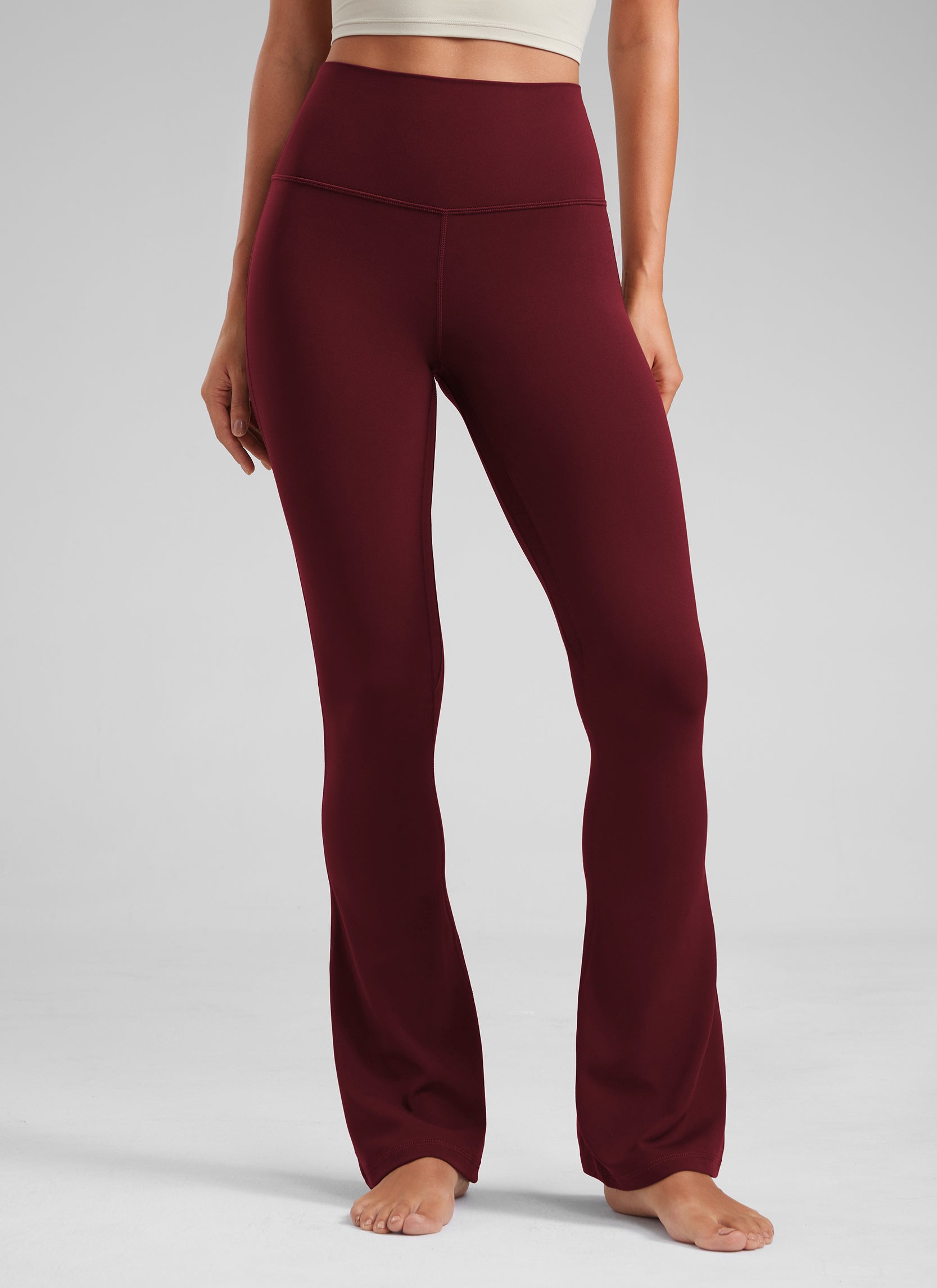 CRZ YOGA Legging évasé court taille haute avec poches Butterluxe Femme 81 cm