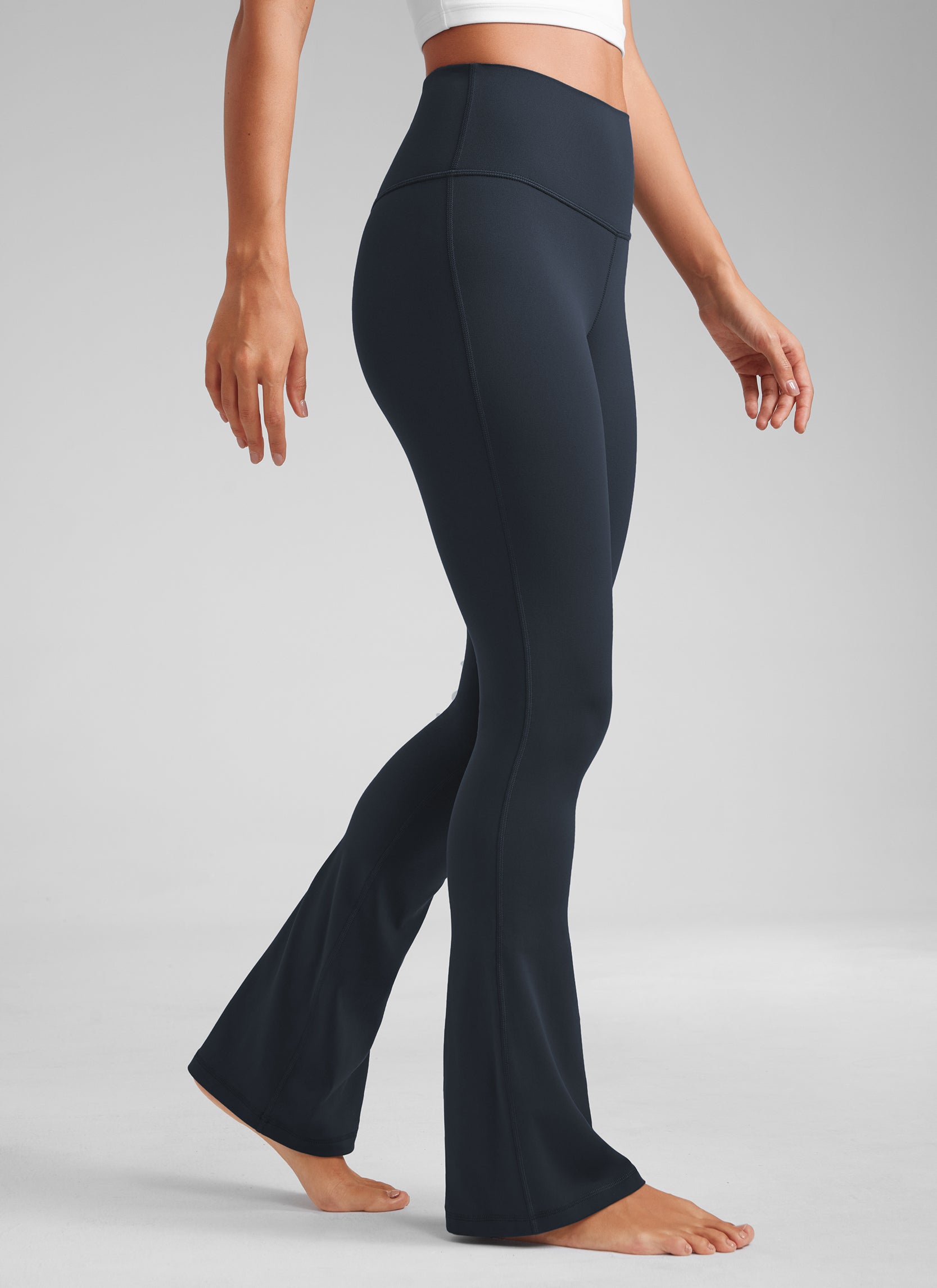 CRZ YOGA Legging évasé court taille haute avec poches Butterluxe Femme 81 cm