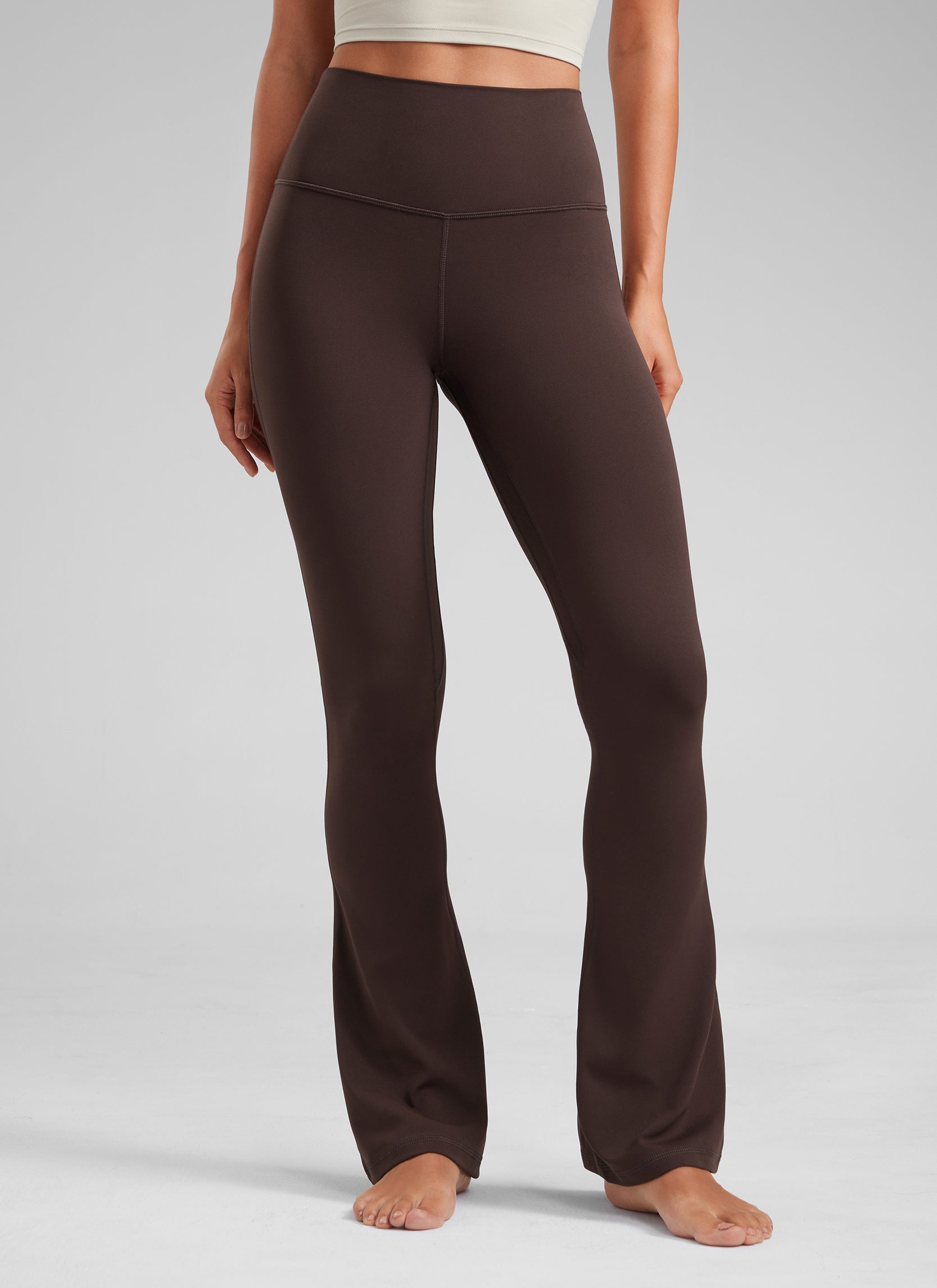 CRZ YOGA Legging évasé court taille haute avec poches Butterluxe Femme 81 cm