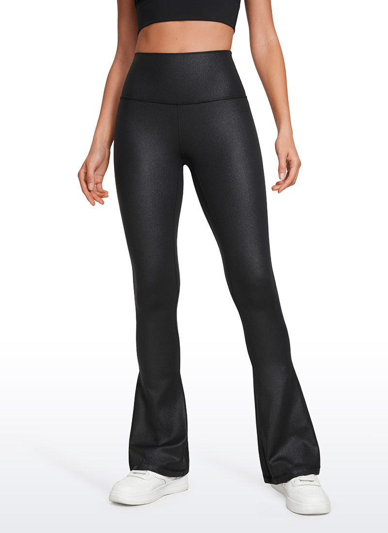 CRZ YOGA Legging évasé court taille haute avec poches Butterluxe Femme 81 cm