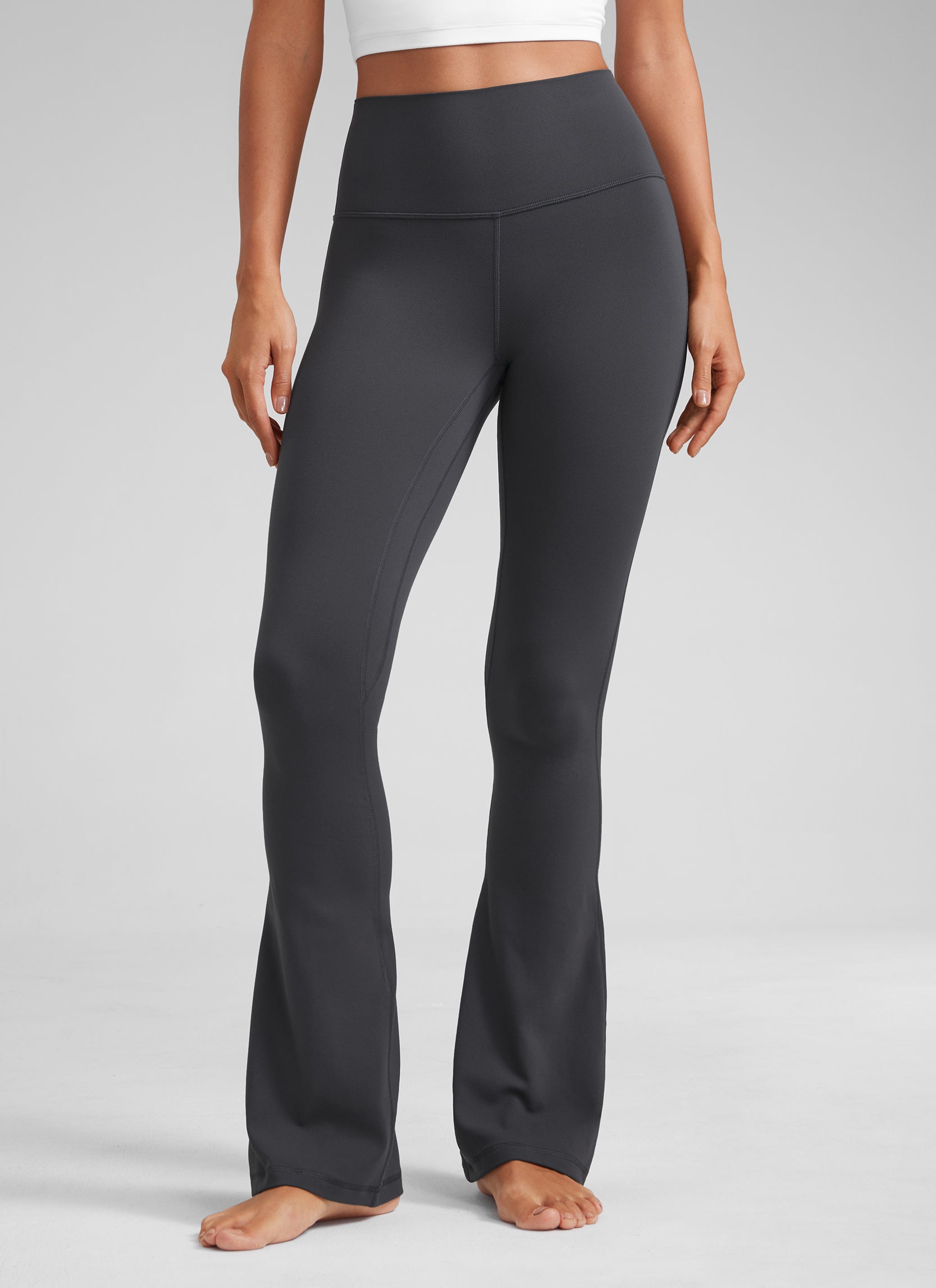 CRZ YOGA Legging évasé court taille haute avec poches Butterluxe Femme 81 cm