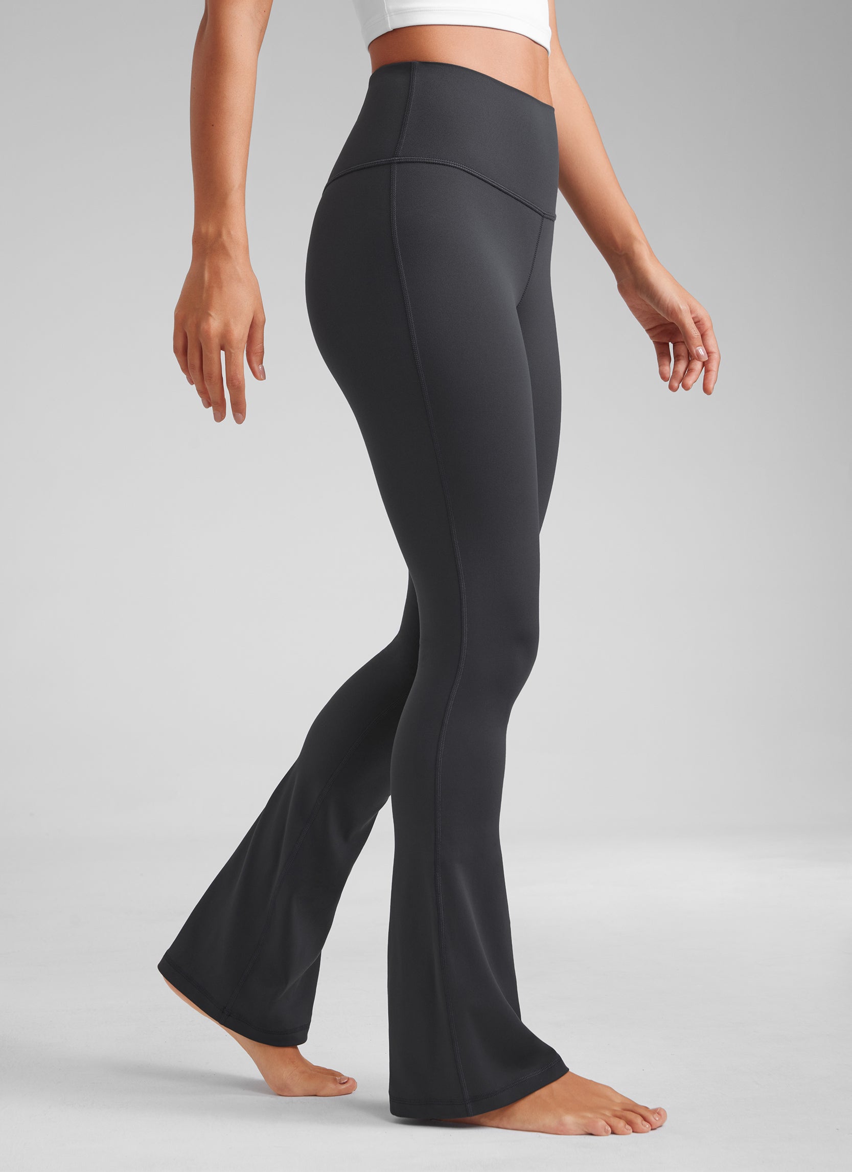 CRZ YOGA Legging évasé court taille haute avec poches Butterluxe Femme 81 cm