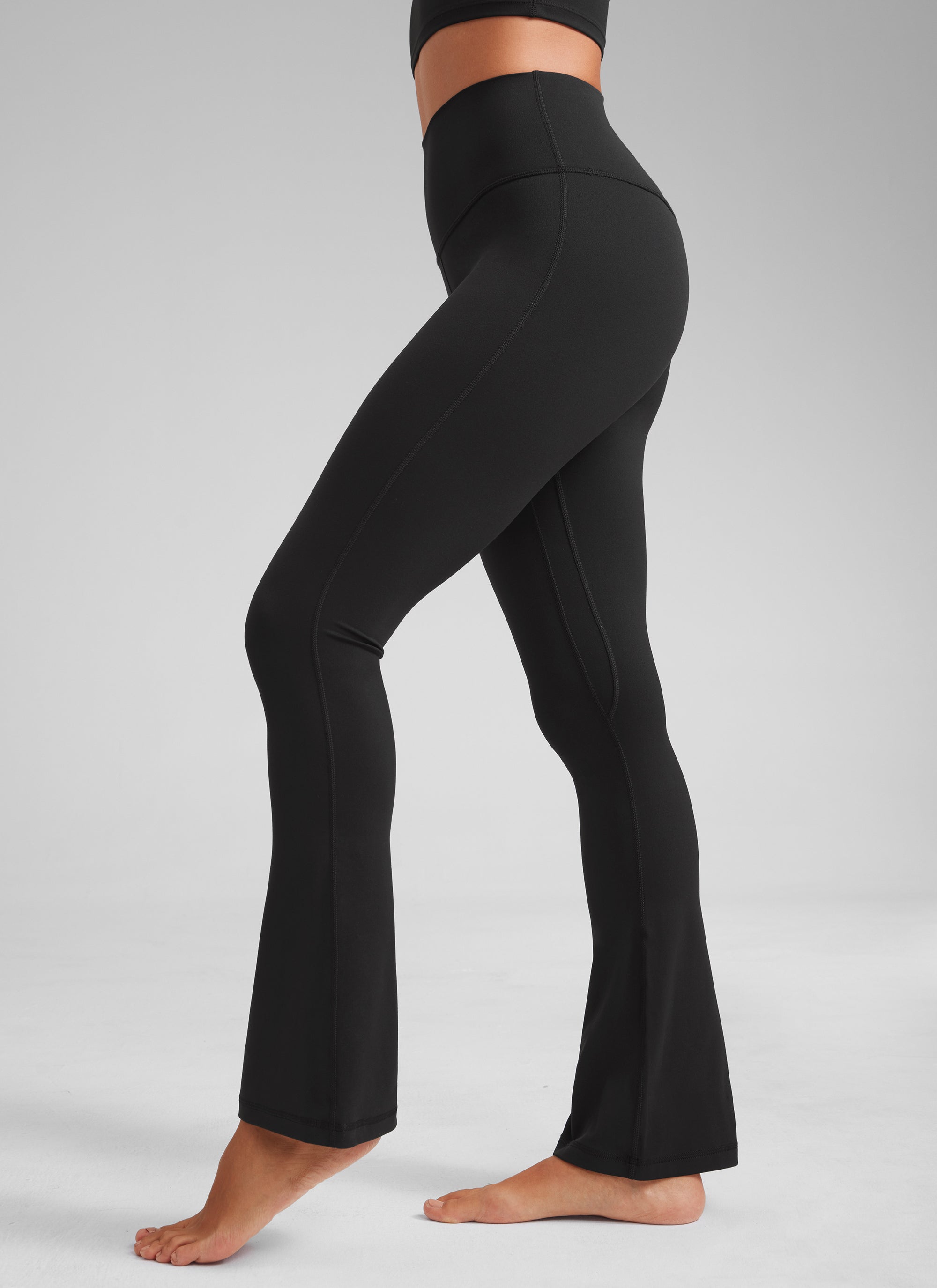 CRZ YOGA Legging évasé court taille haute avec poches Butterluxe Femme 76 cm