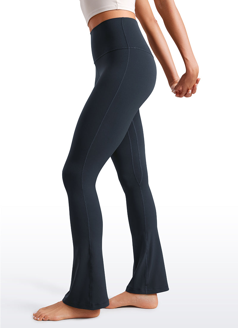 CRZ YOGA Legging évasé court taille haute avec poches Butterluxe Femme 76 cm