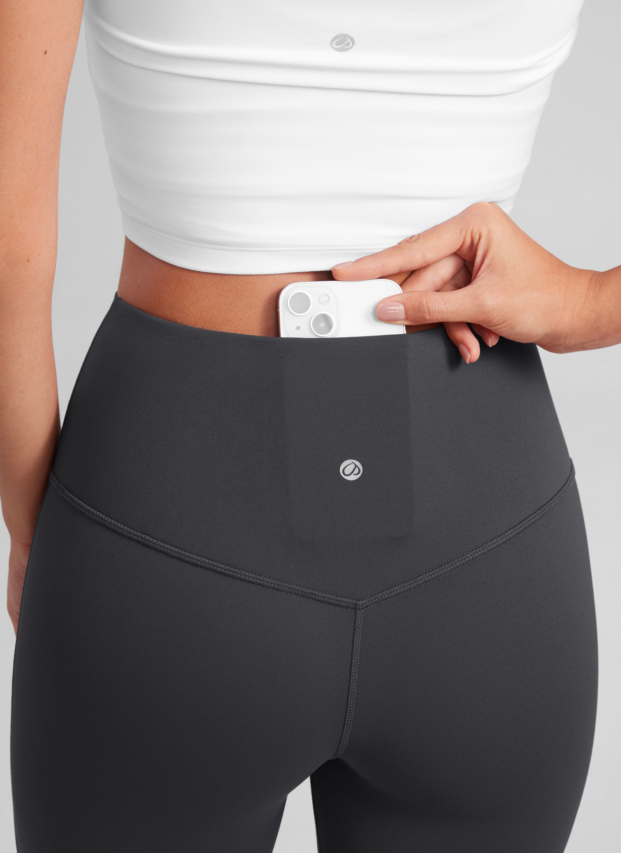 CRZ YOGA Legging évasé court taille haute avec poches Butterluxe Femme 76 cm