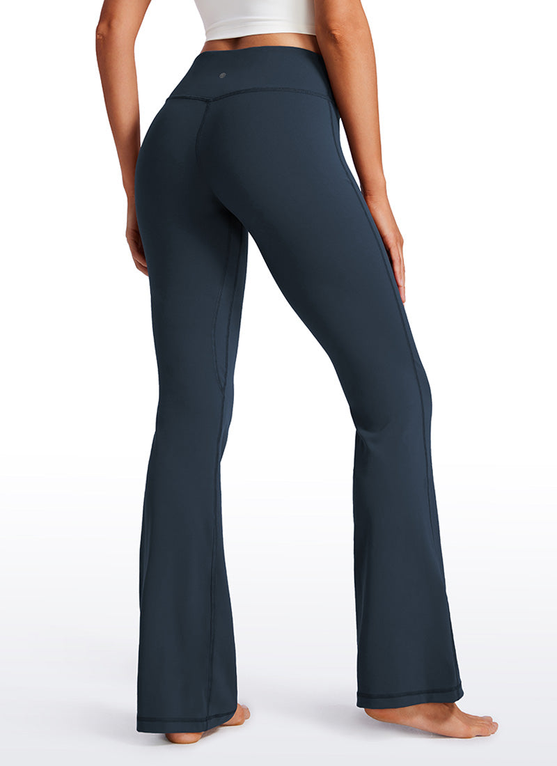 CRZ YOGA Damen- Butterluxe -Leggings mit niedriger Leibhöhe und ausgestelltem Bein, Größe 32