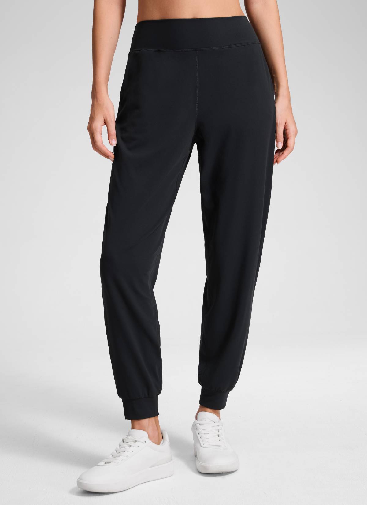 CRZ YOGA Naisten Butterluxe Yoga korkeavyötäröiset ja taskulliset jogger-housut, pituus 71 cm