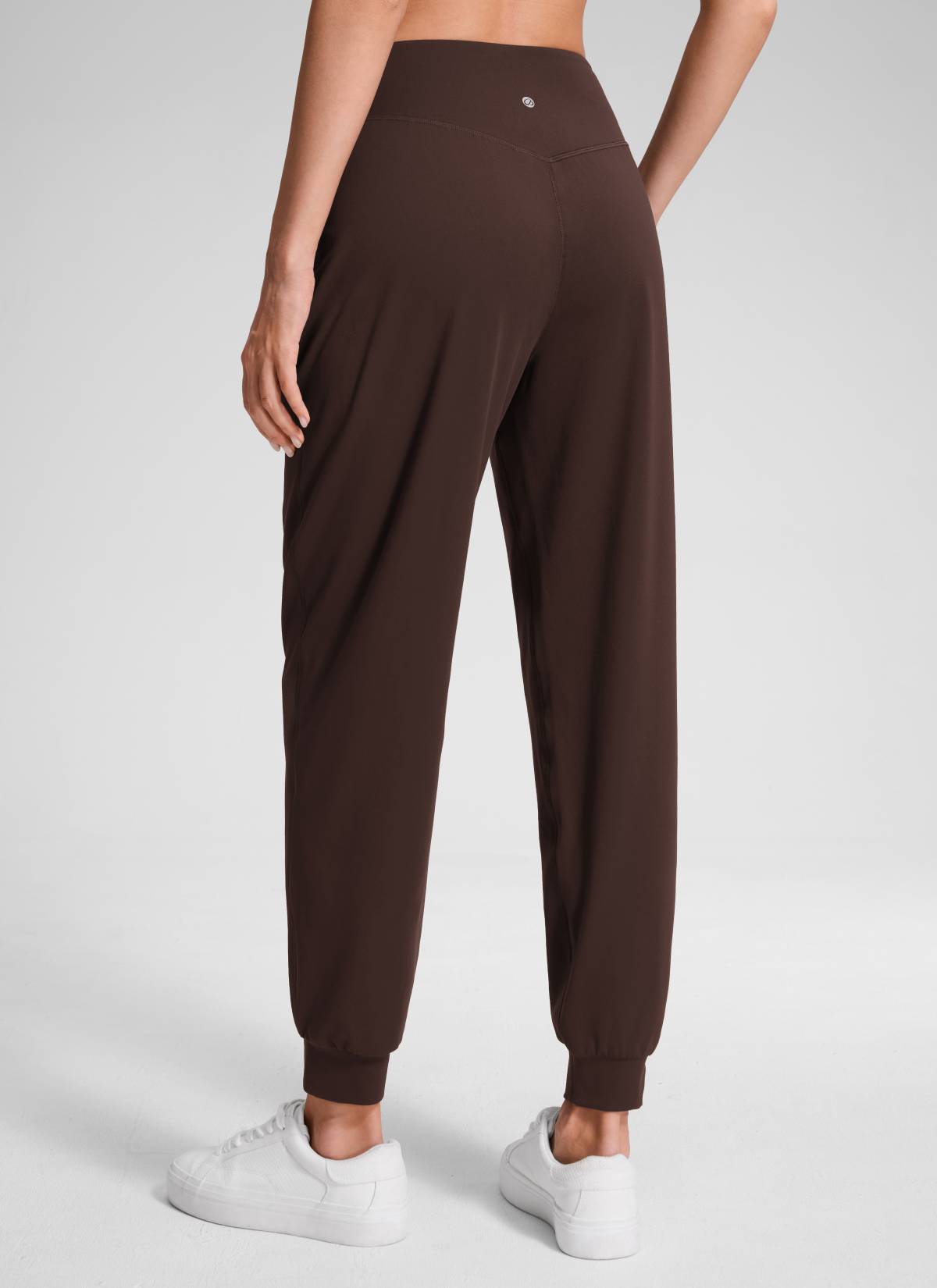 CRZ YOGA Naisten Butterluxe Yoga korkeavyötäröiset ja taskulliset jogger-housut, pituus 71 cm
