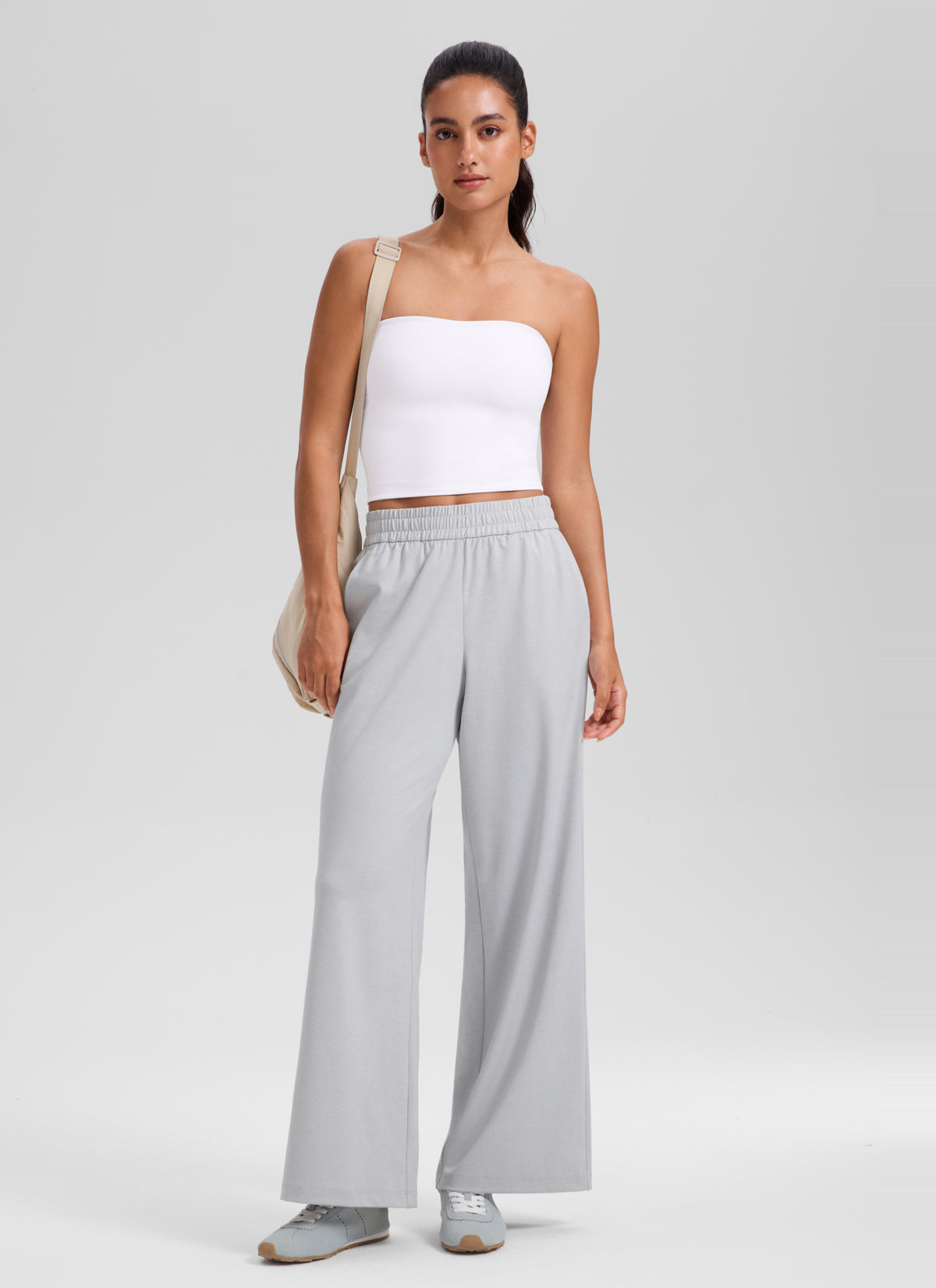 CRZ YOGA Women's Performance Wide Leg Casual Pant 30